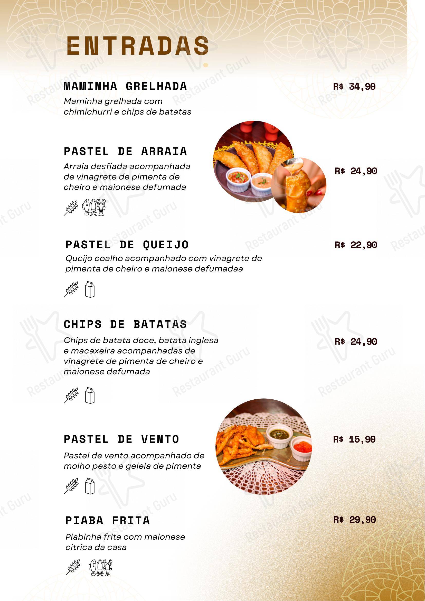Esquina Brasil Fortaleza - Gastronomia Cultura - Menu