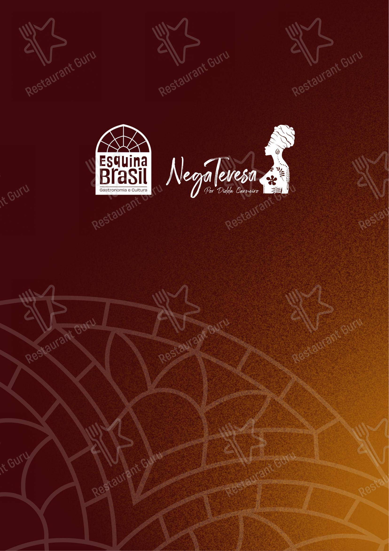 Menu para Esquina Brasil Fortaleza - Gastronomia Cultura em Fortaleza