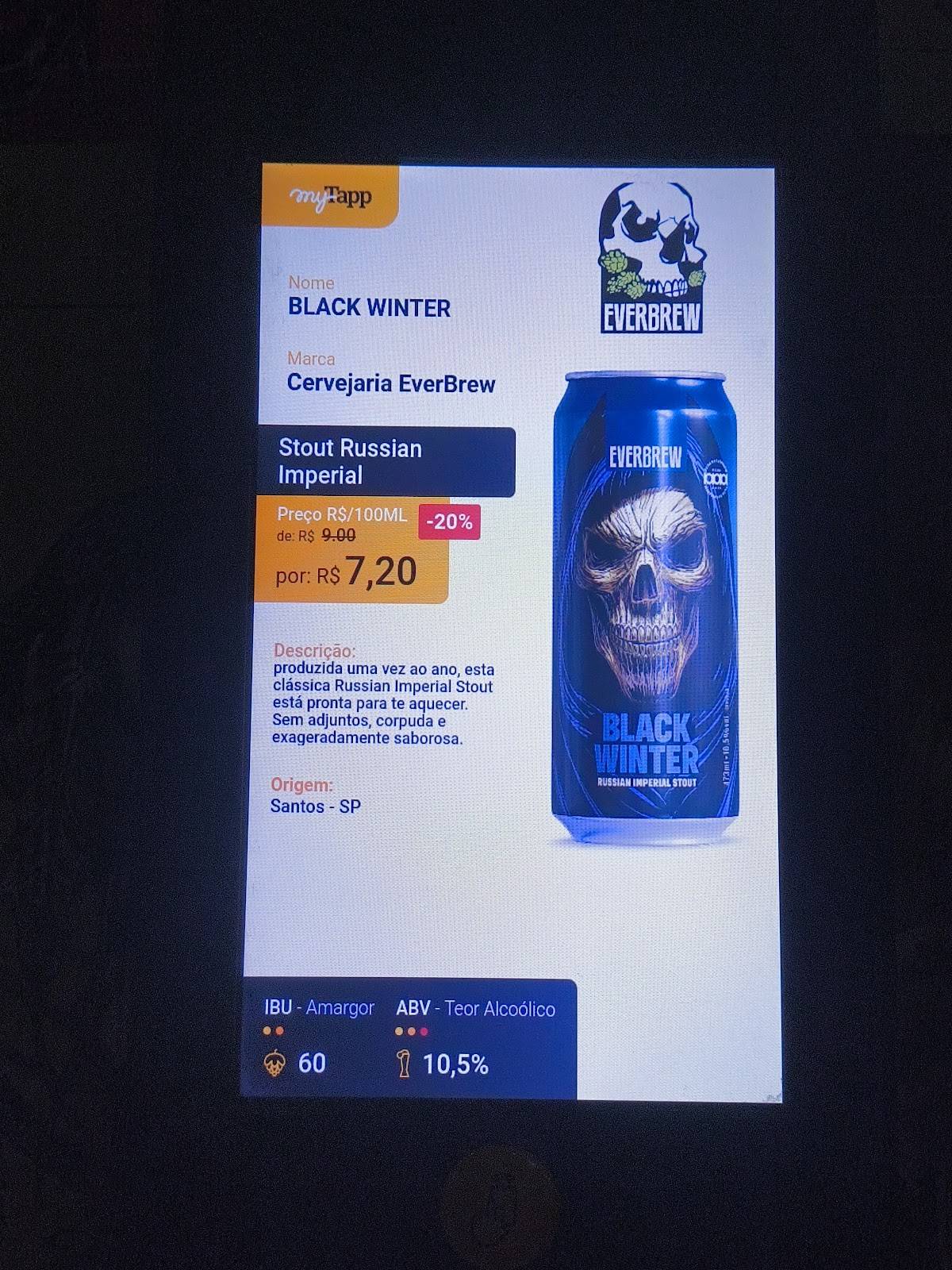 Everpub - Cervejaria Everbrew cardápio