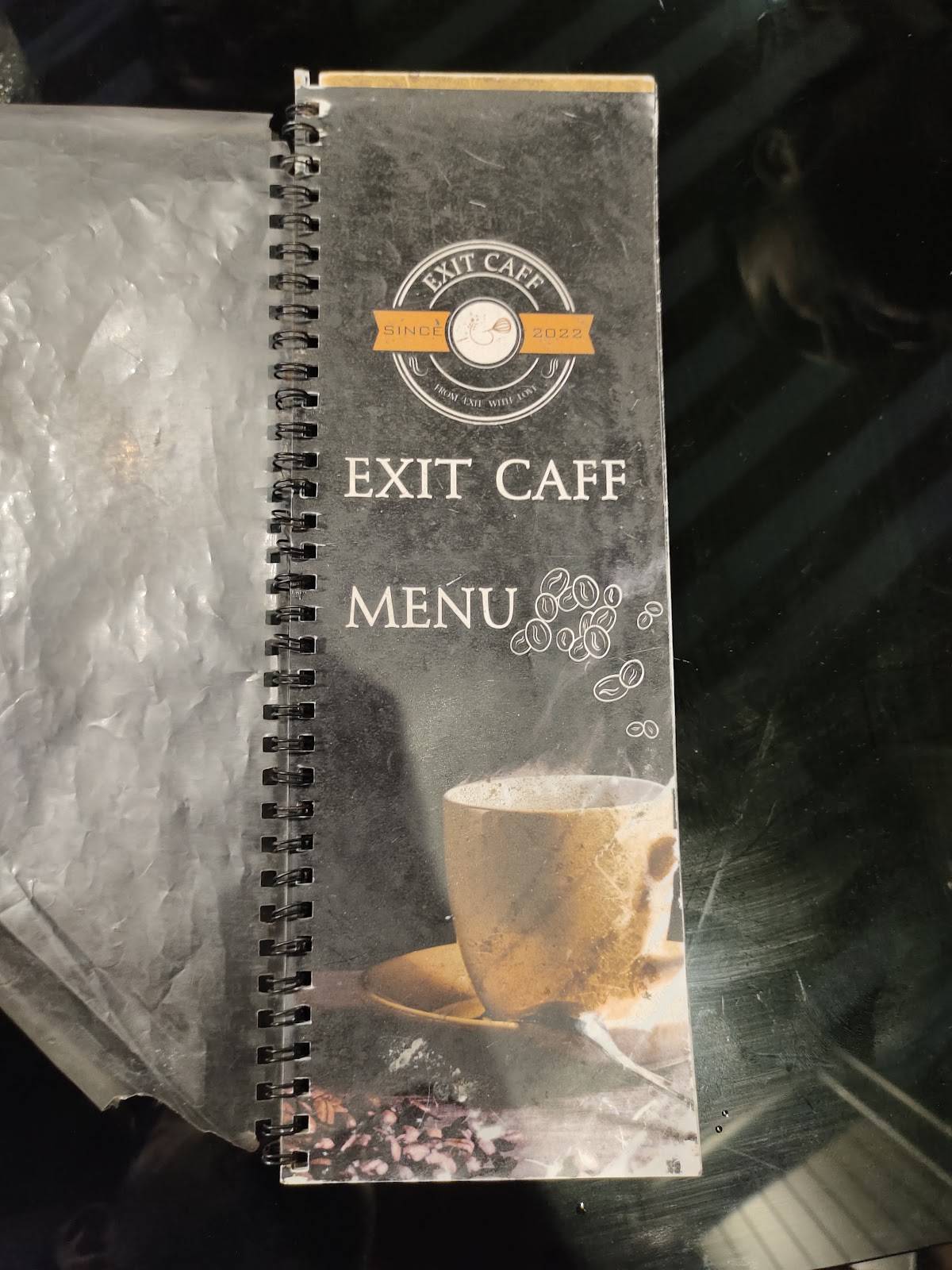 Exit Caff menu