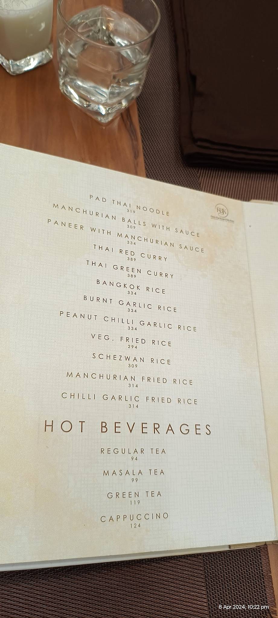 FBK - FEN'S BACKYARD KITCHEN menu
