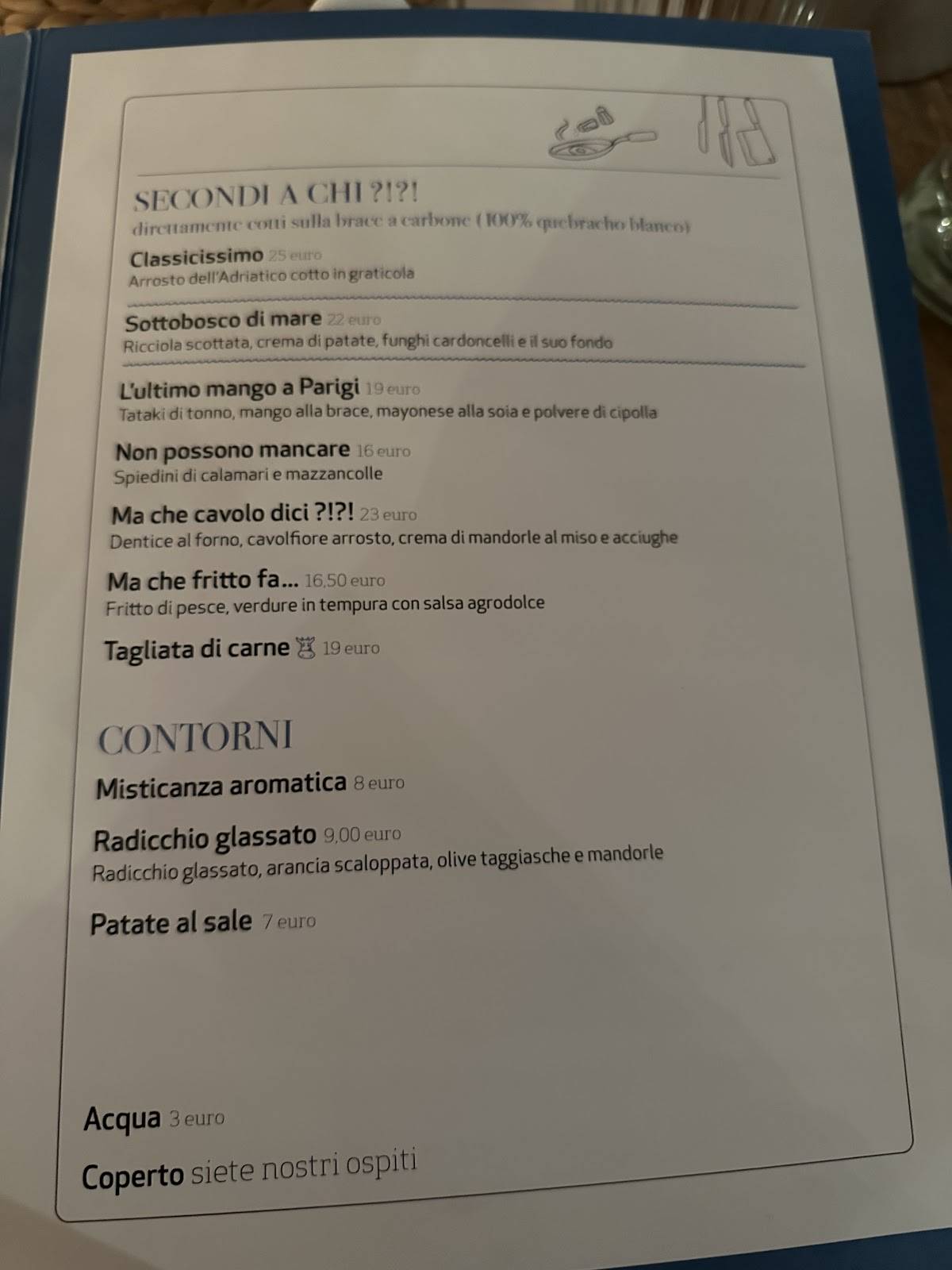 Menu de Cile's Ristorante Bistrot