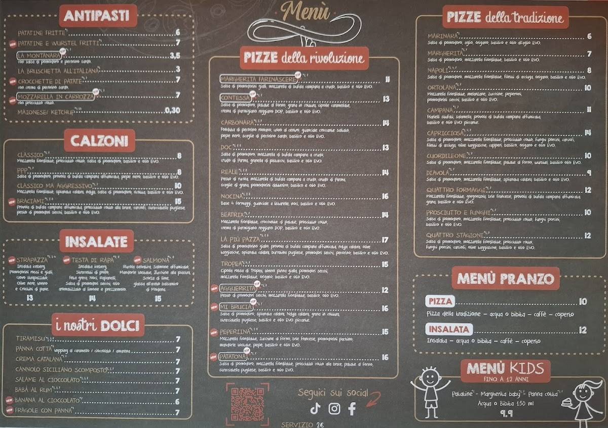 Menu di Farinascere 