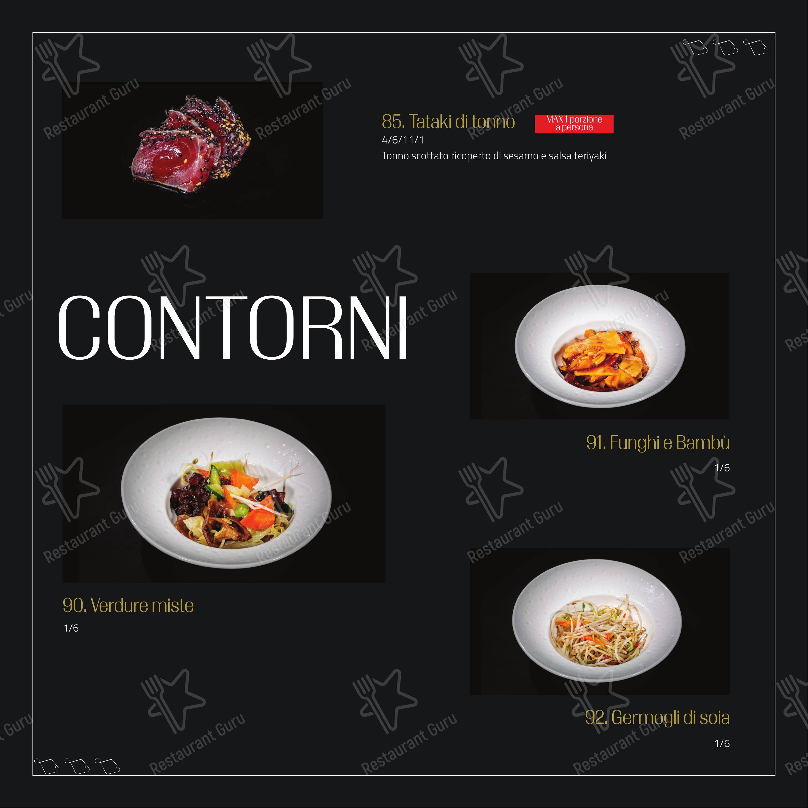 Menu per Feel Sushi ristorante