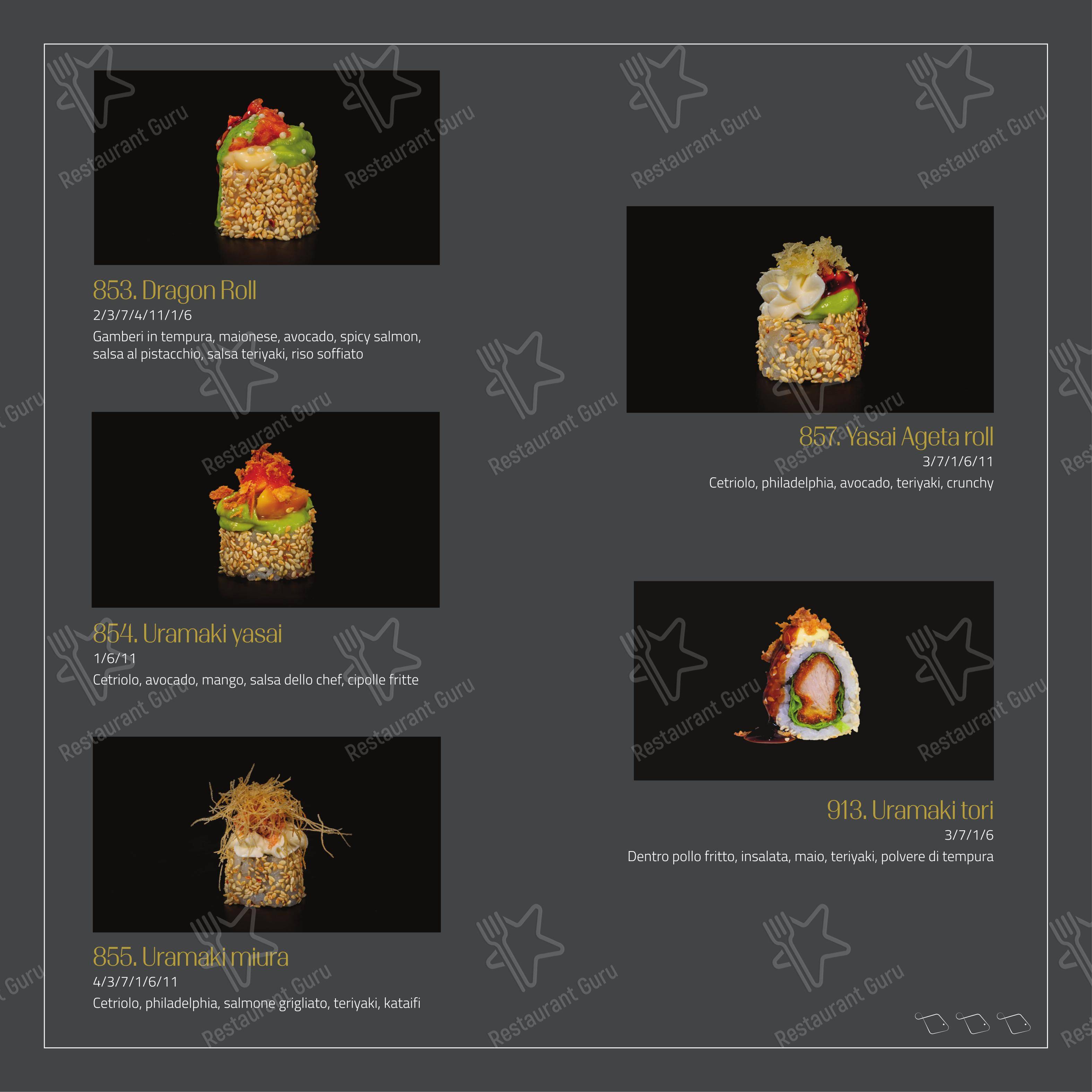 Menu di Feel Sushi - 菜单