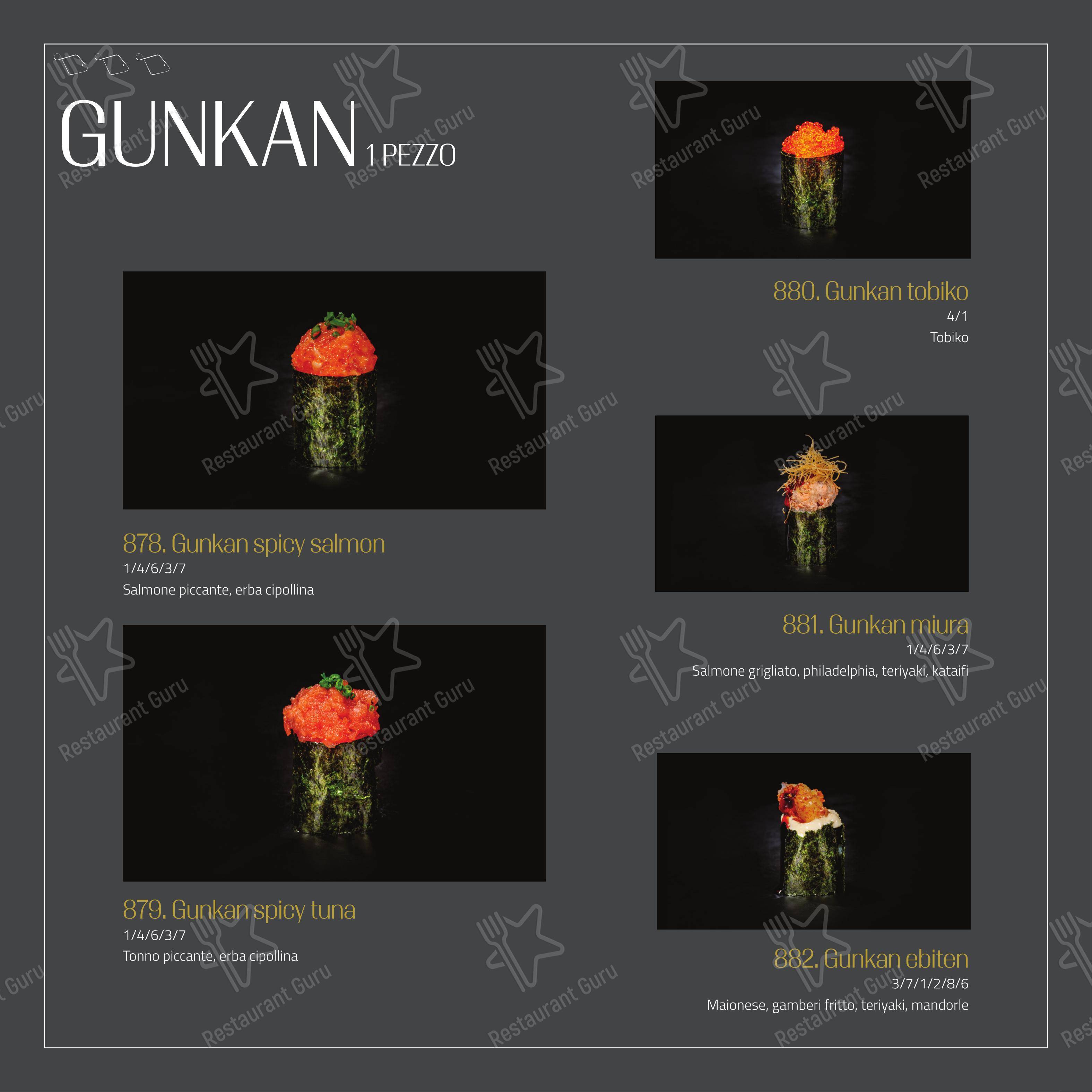 菜单 per Feel Sushi in Imola