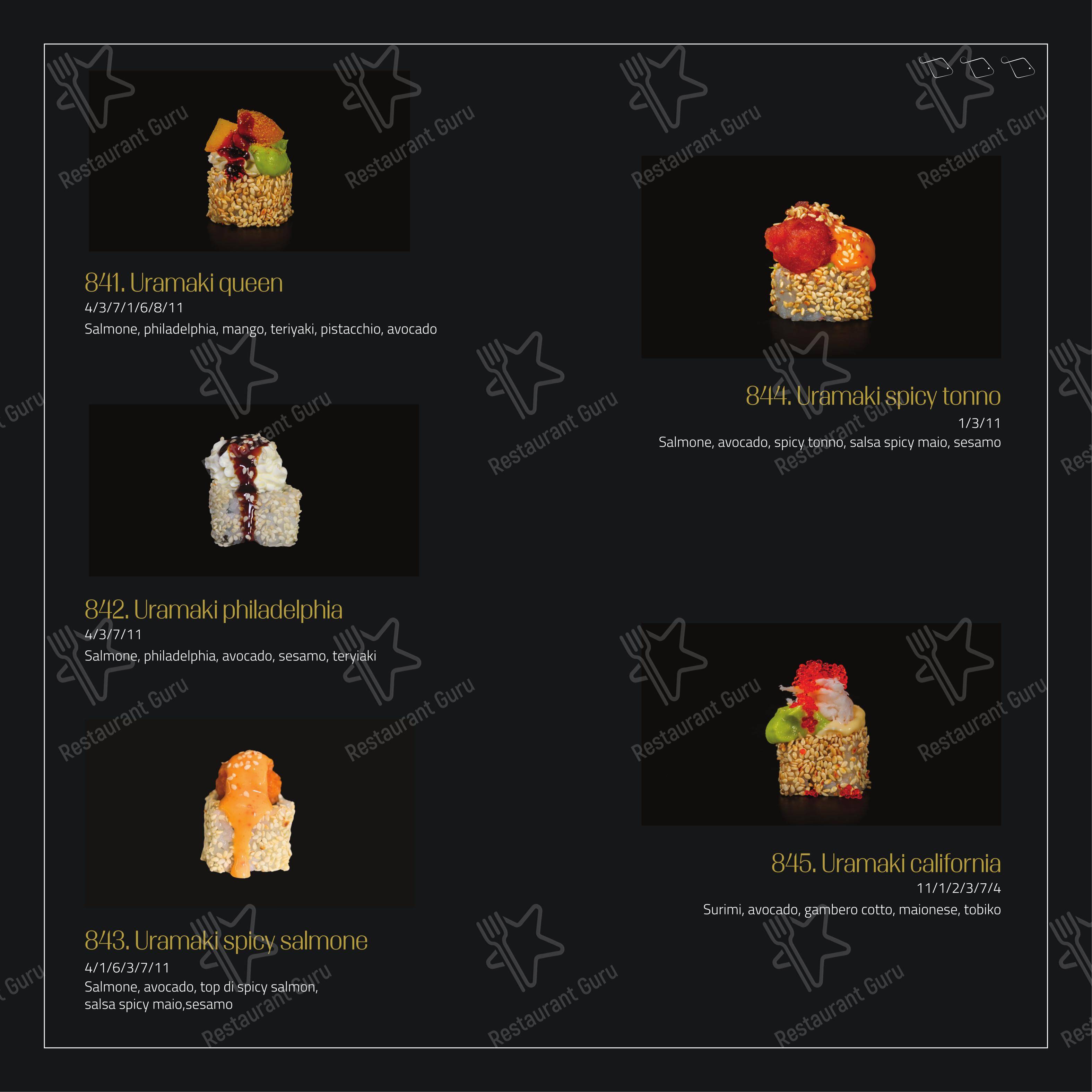 Menu per Feel Sushi in Imola