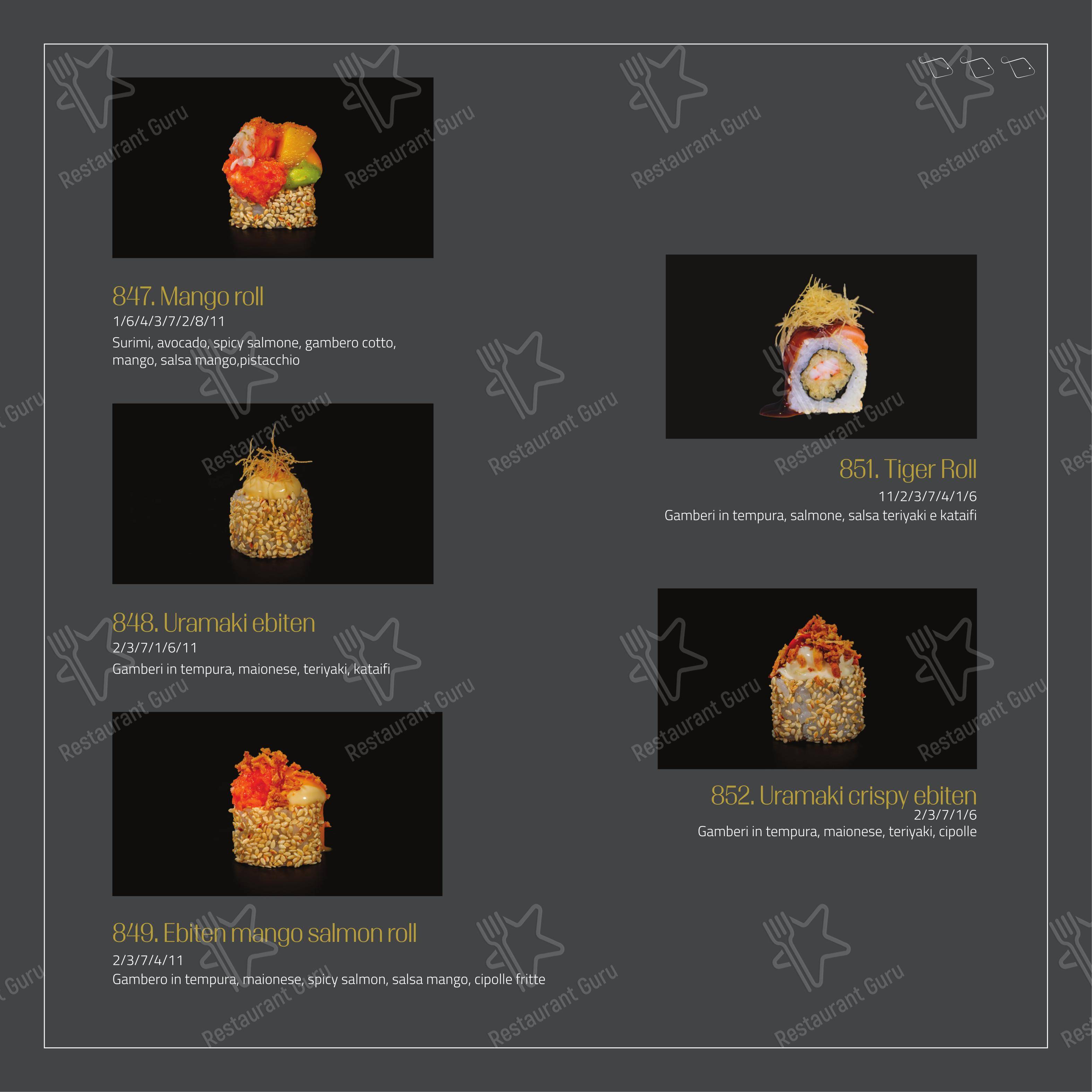 Menu di Feel Sushi - 菜单