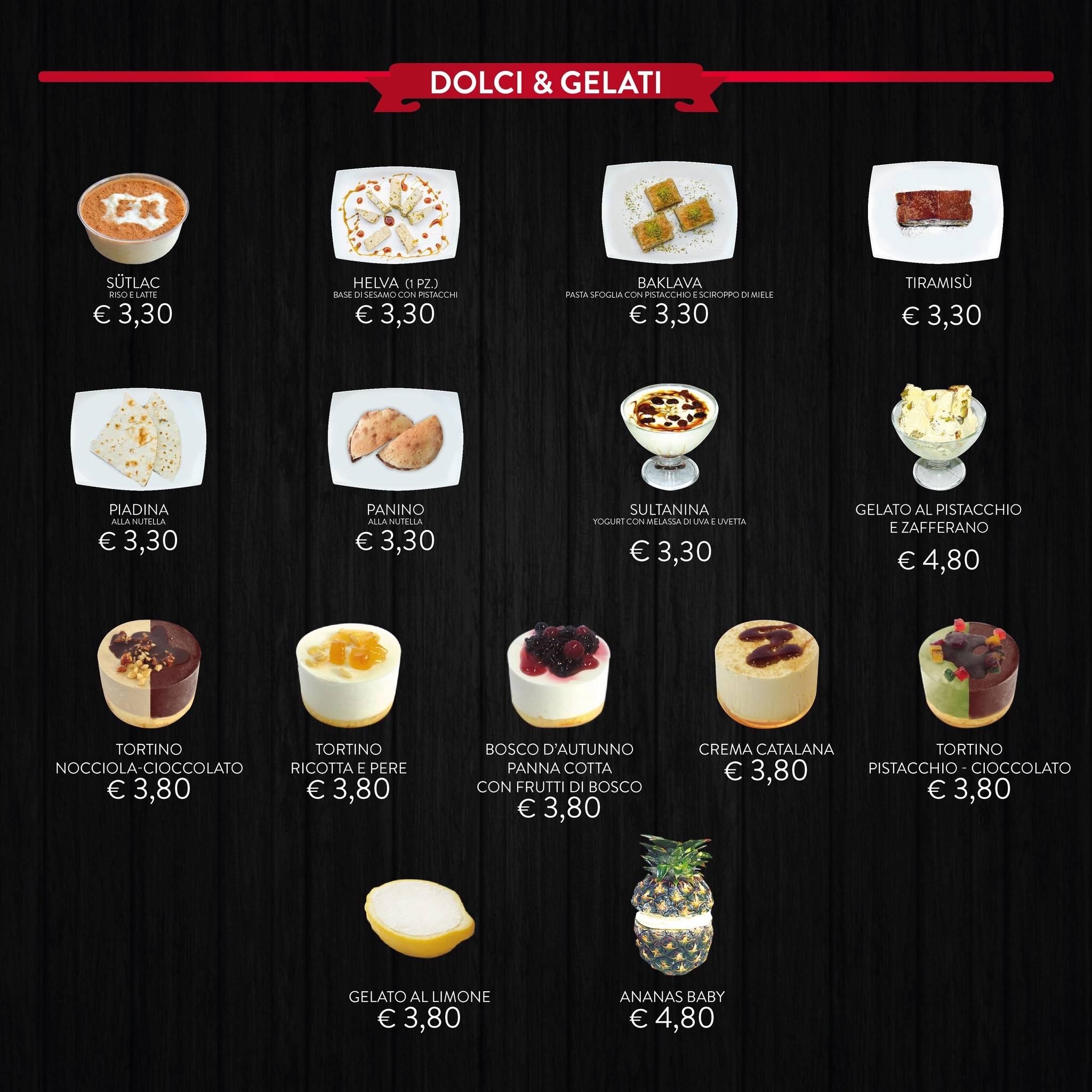 Menu di Foligno kebab 
