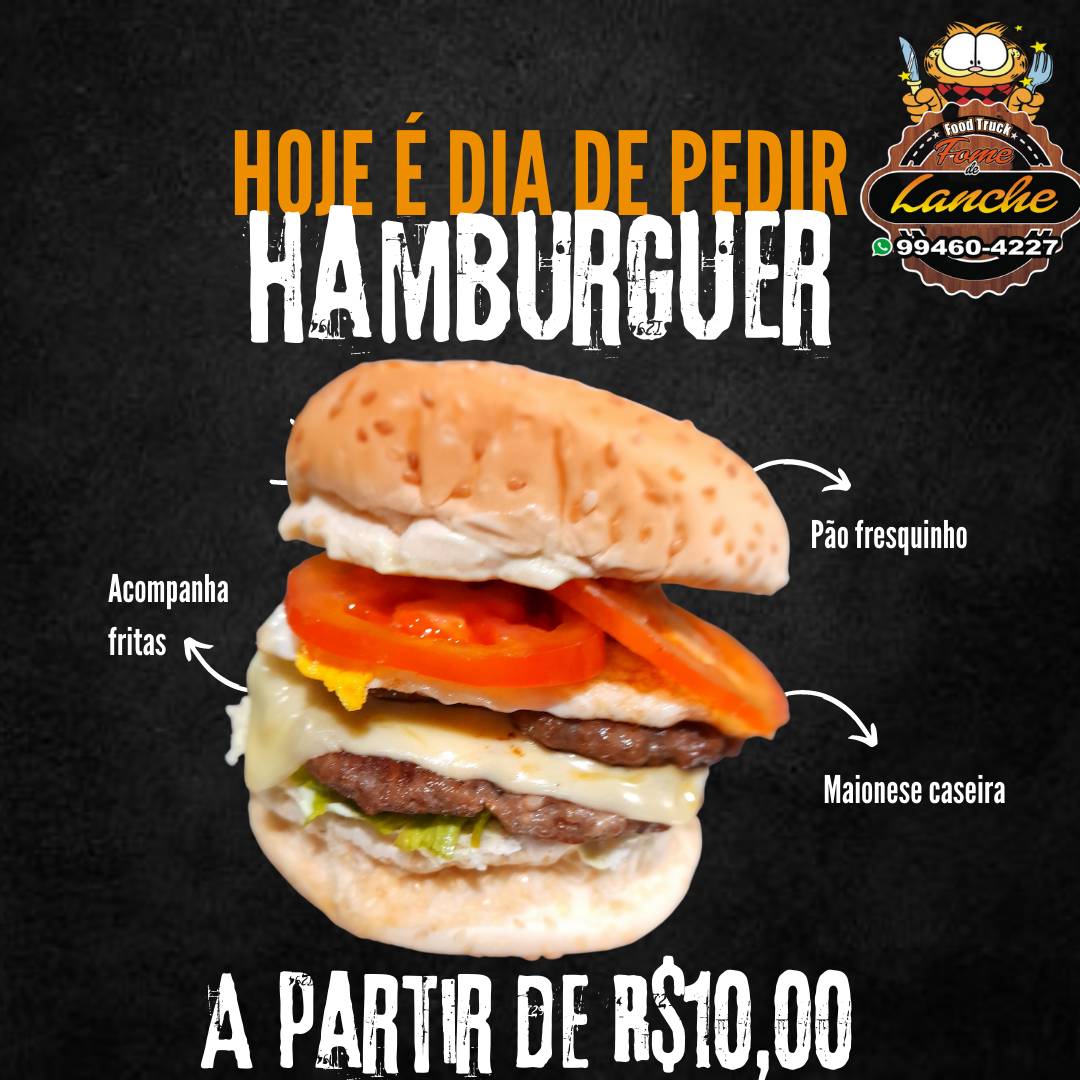 Fome De Lanche cardápio