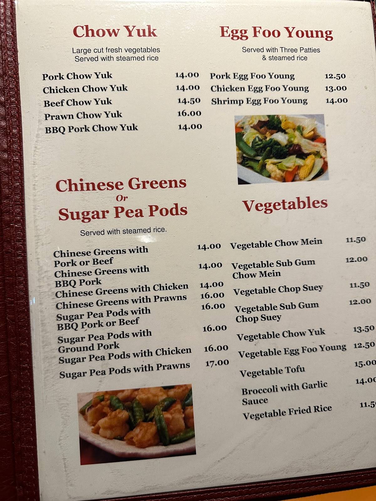 Menu at Four Seasons Chinese Restaurant, Enumclaw