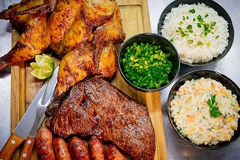 Frango na Brasa cardápio