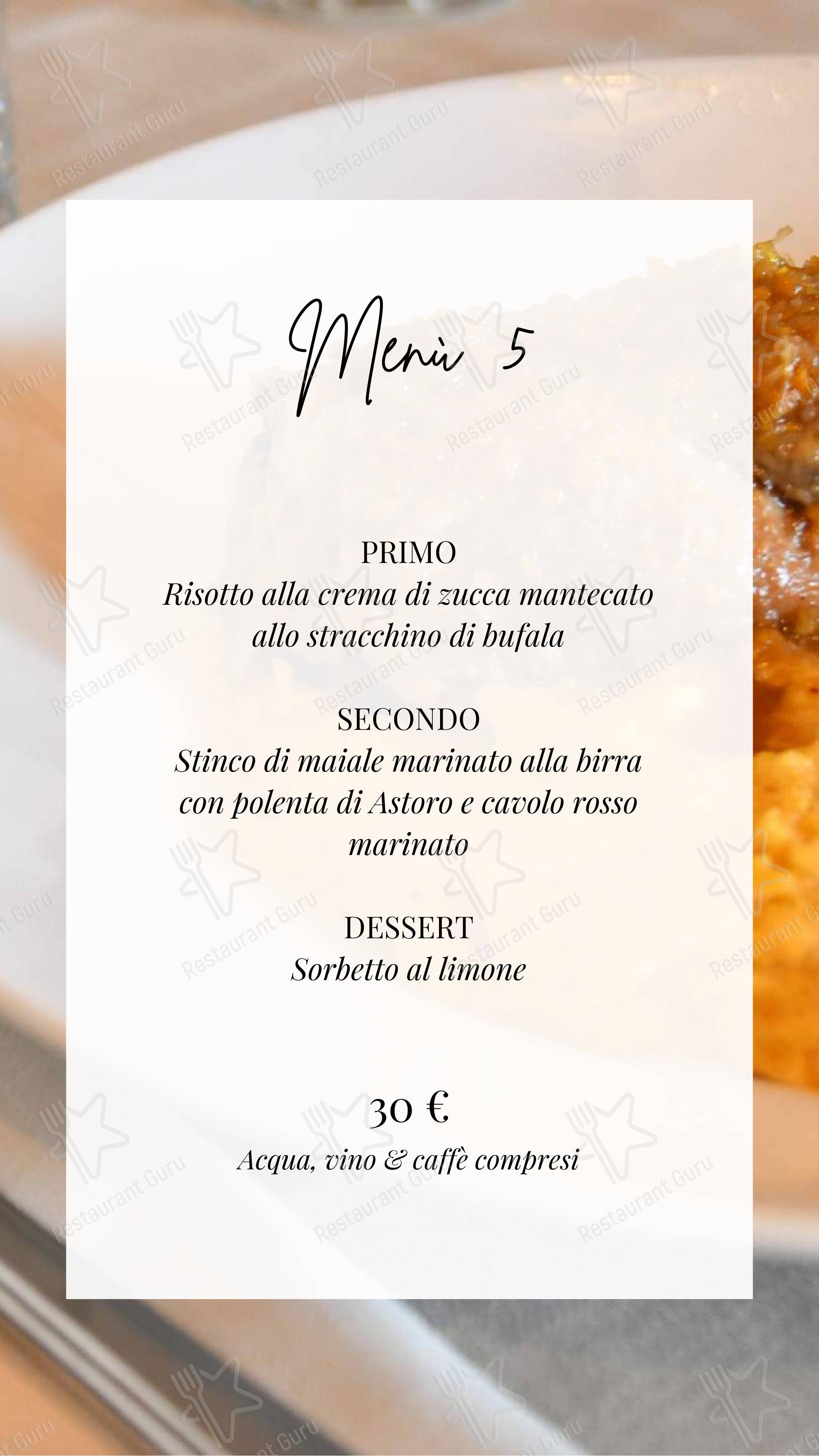 Menu di Ristorante Enoteca Frigerio - 菜单