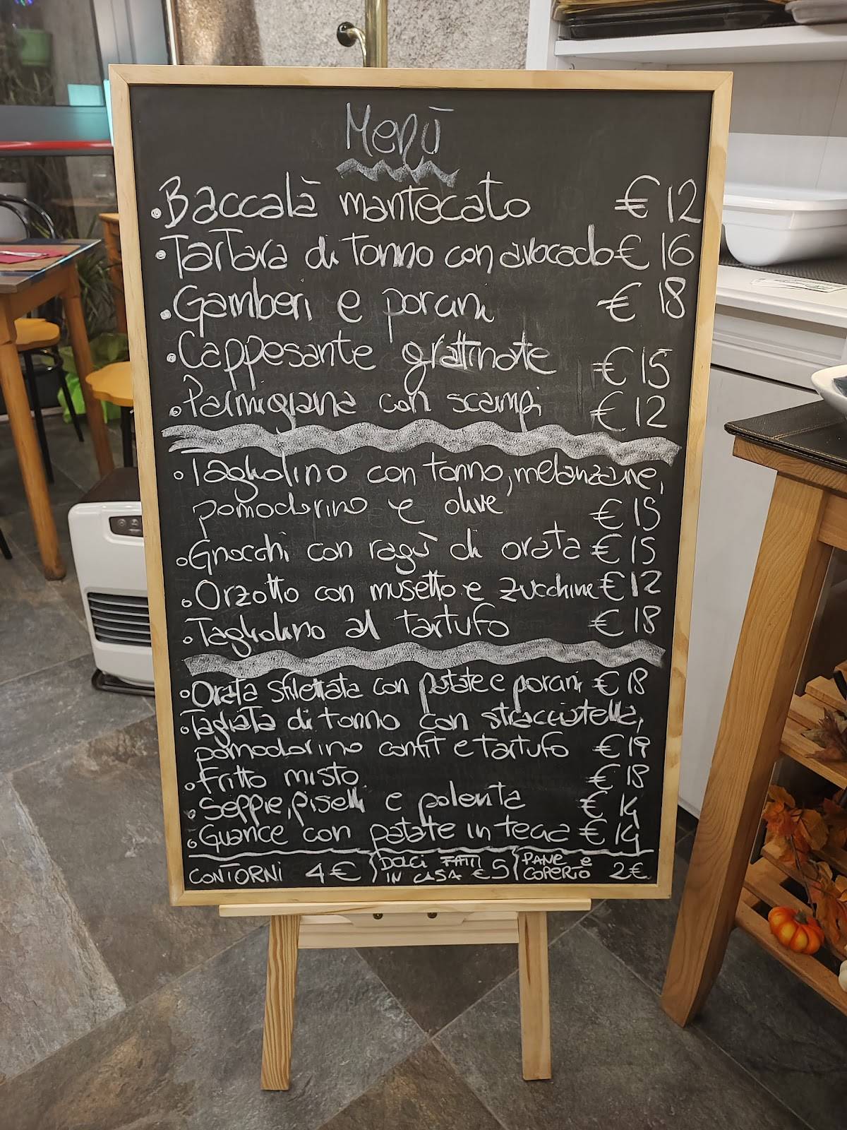 Menu di La Casetta de Mama 