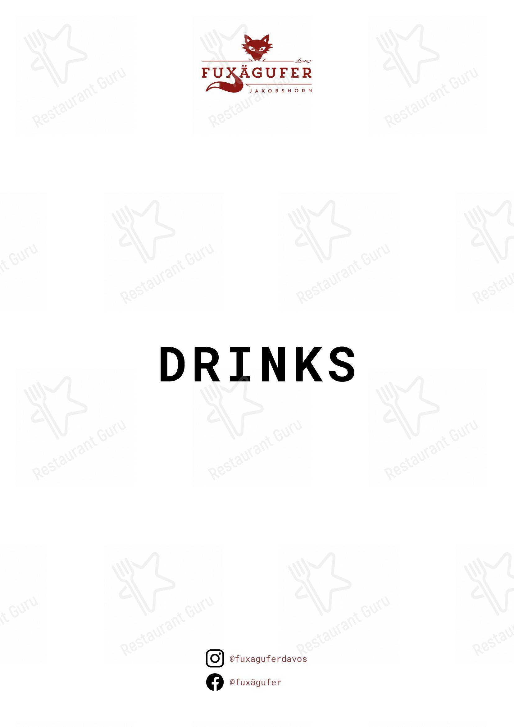 Menu bar per Fuxägufer ristorante