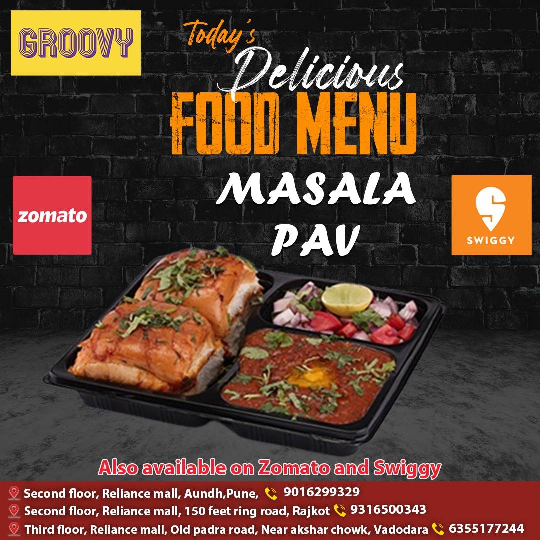 GROOVY CAFE RAJKOT menu