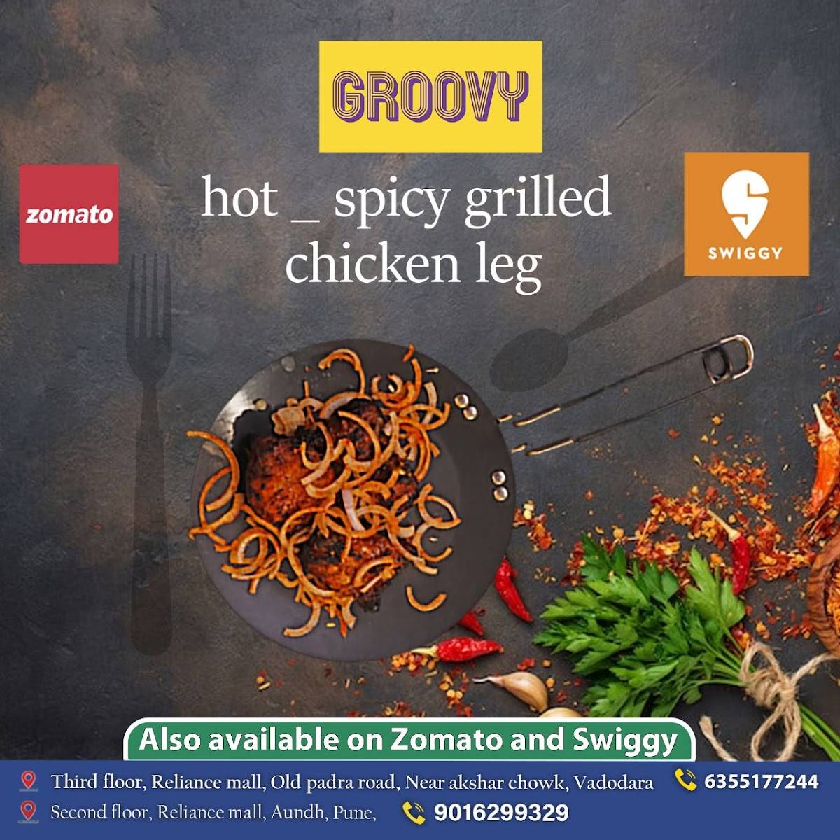 GROOVY CAFE RAJKOT menu