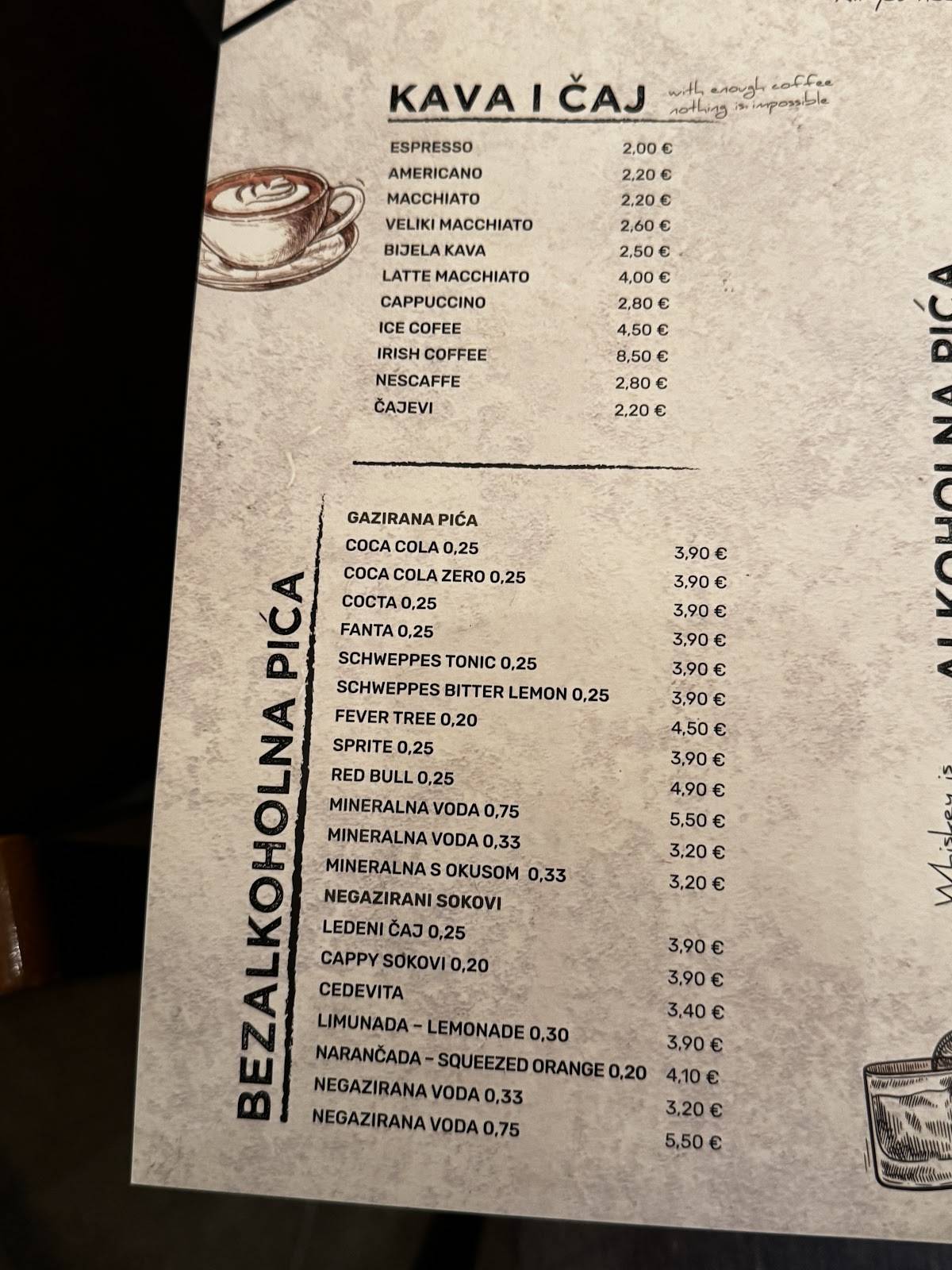 Menu di Gajeta 