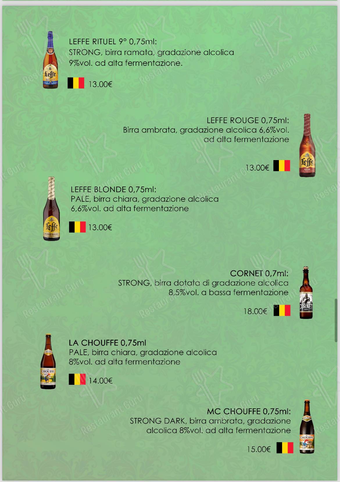 Guarda il menu di Gary’s Pub Braceria