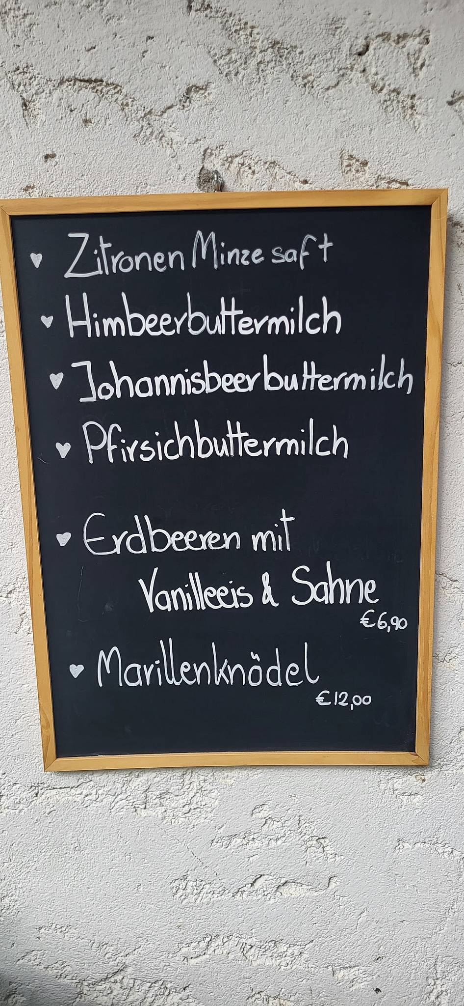 Menu di Schönblick 