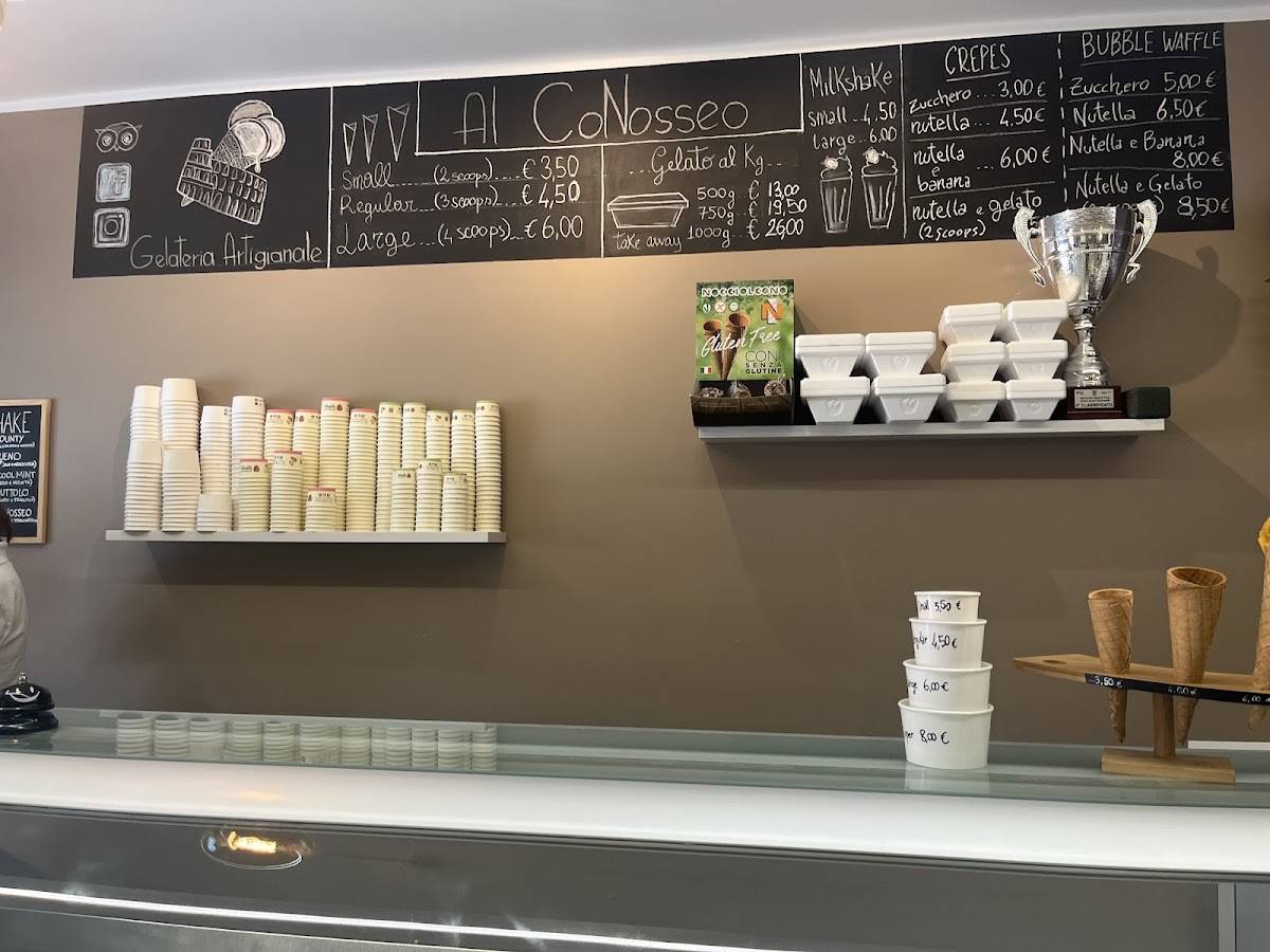 Menu di Gelateria Al CoNosseo 