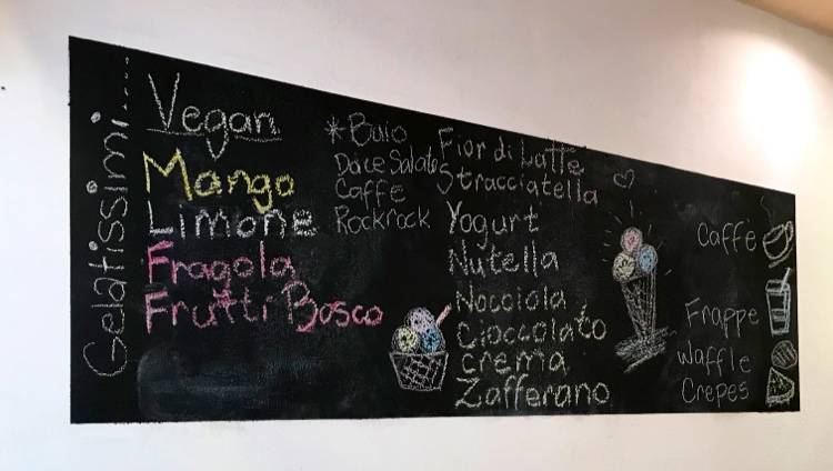 Menu di Gelatissimi 