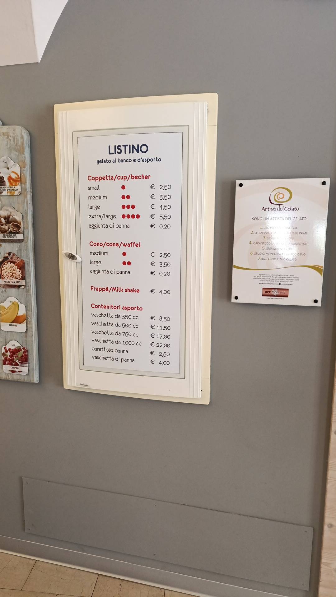 Menu di Zenzero - Gelateria + Bistrot 