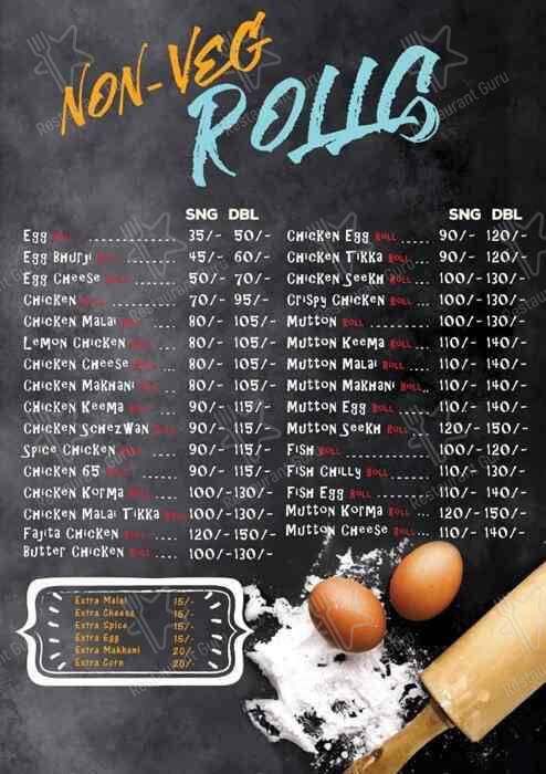 Ginni Buns menu