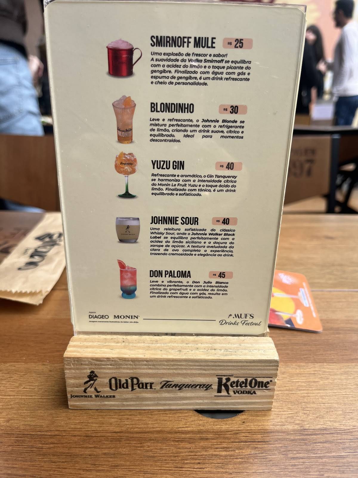 Gitano Bar cardápio