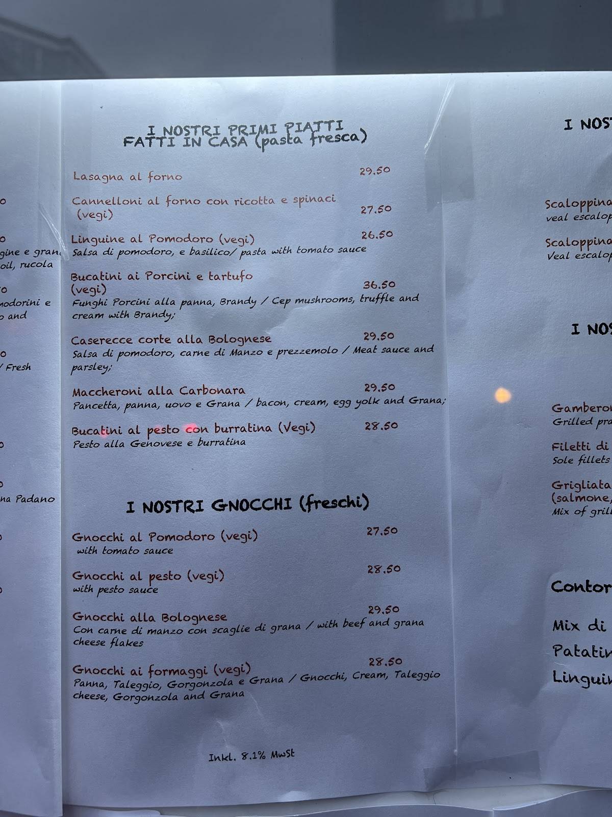 Menu di Giusi‘s Ristorante-Pizzeria 