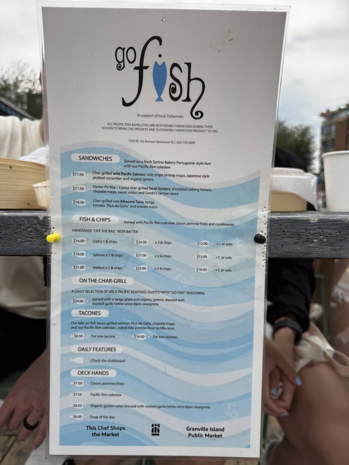 Menu de Go Fish