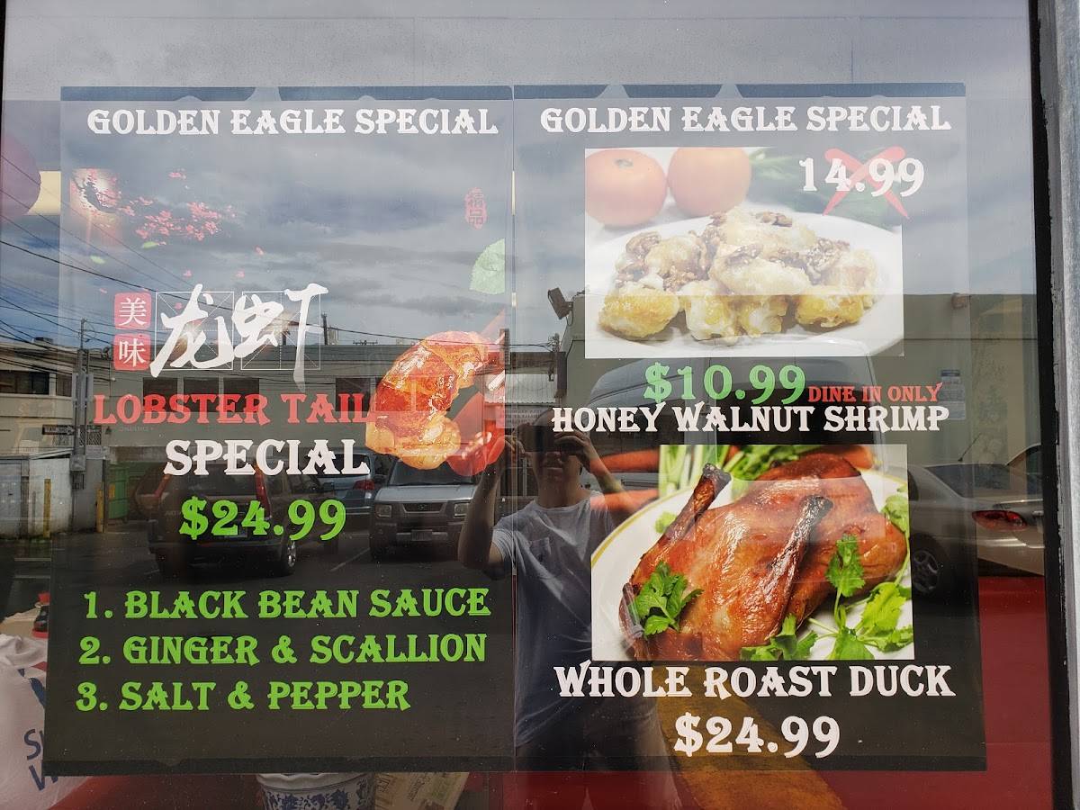 Menu at Golden Eagle Chinese Restaurant, Honolulu