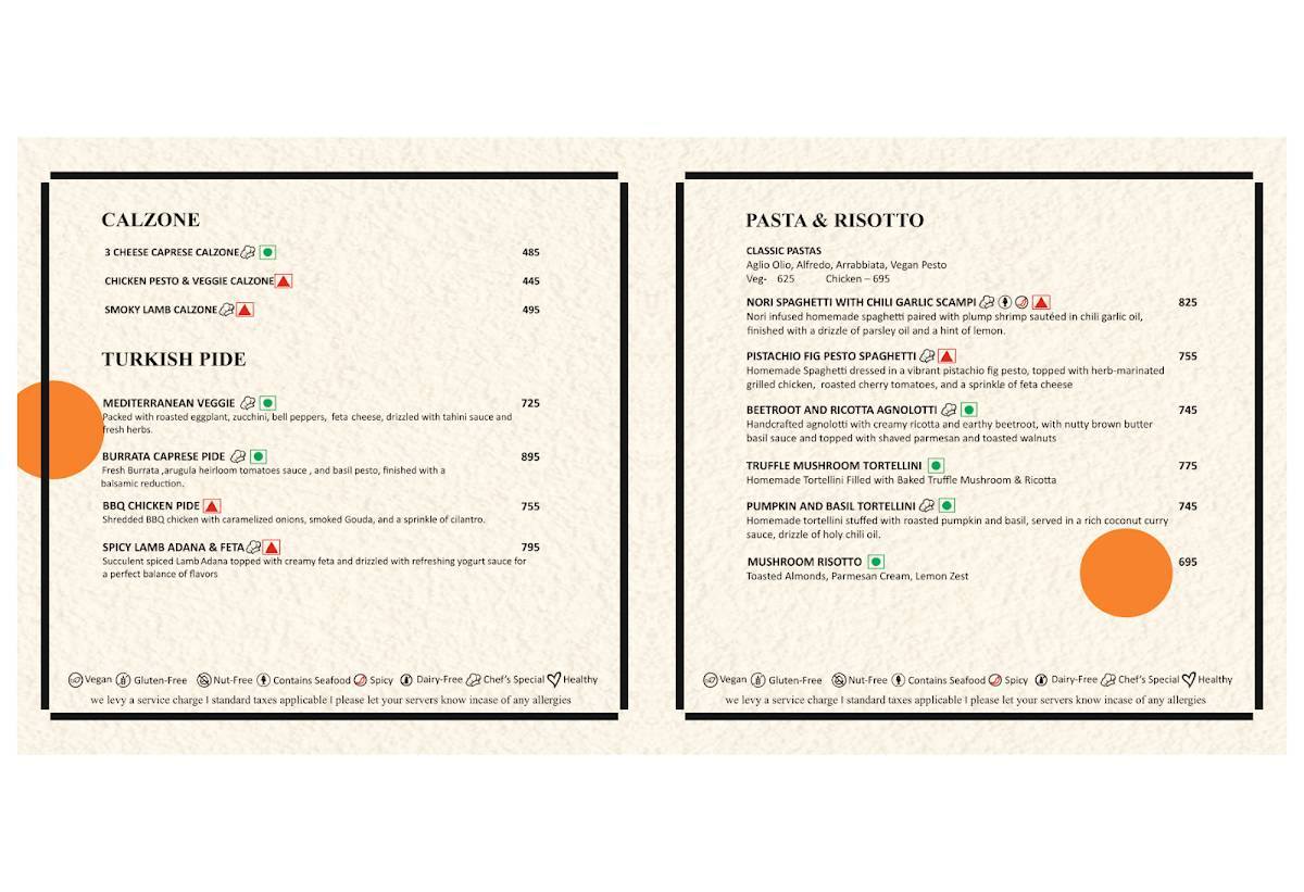 Grain by elgin : Pan-Asian European menu