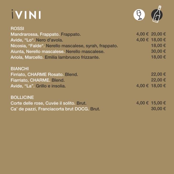 Menu di Granum Pizzeria 