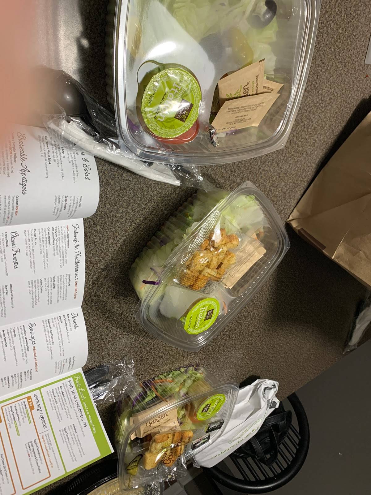 Menu at Olive Garden Italian Restaurant, Pittsburgh, 971 Greentree Rd