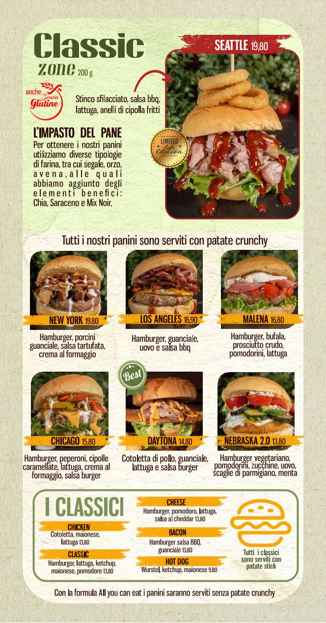 Menu di Longevia Gubbio 