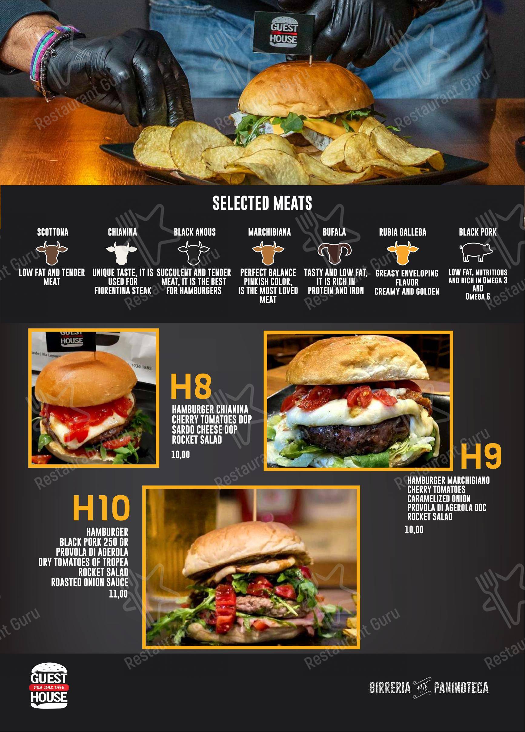 Guest House Pub dans Naples - Menu bar