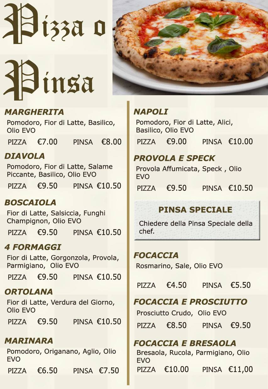 Menu di Guinness Risto Pub Alatri 