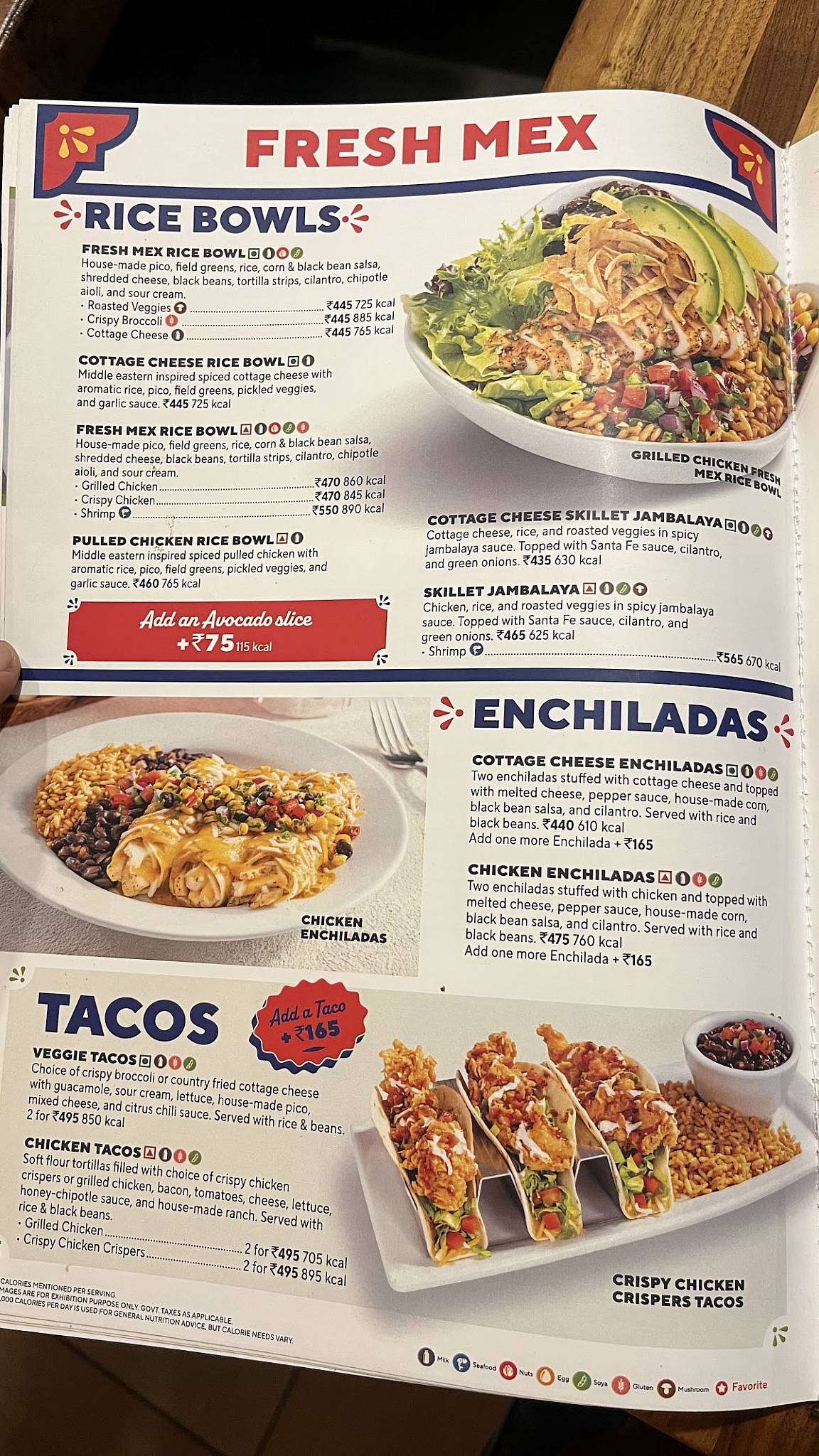 Chili's Cyber Hub menu