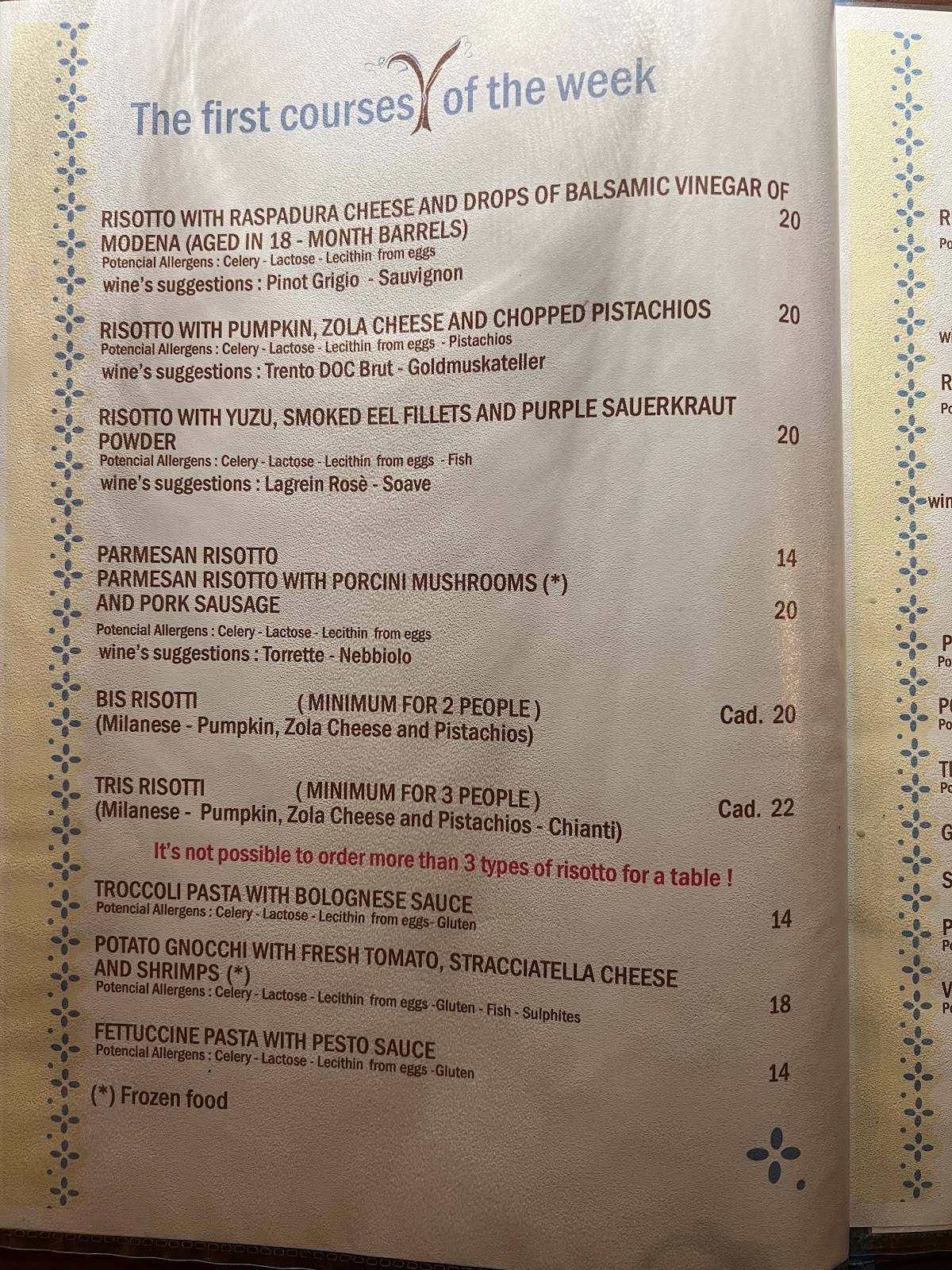 Menu di Guyot 