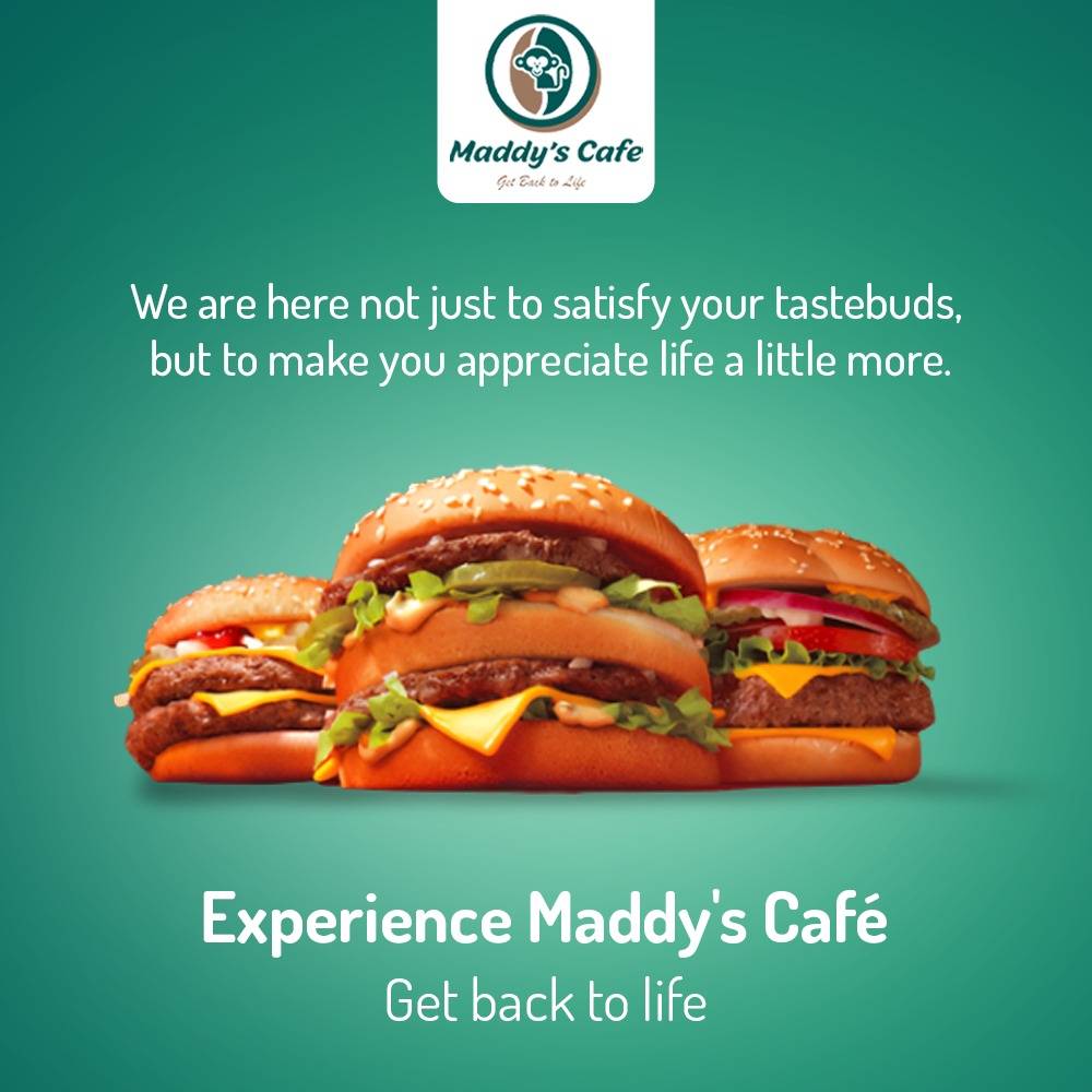 Maddy's Cafe menu
