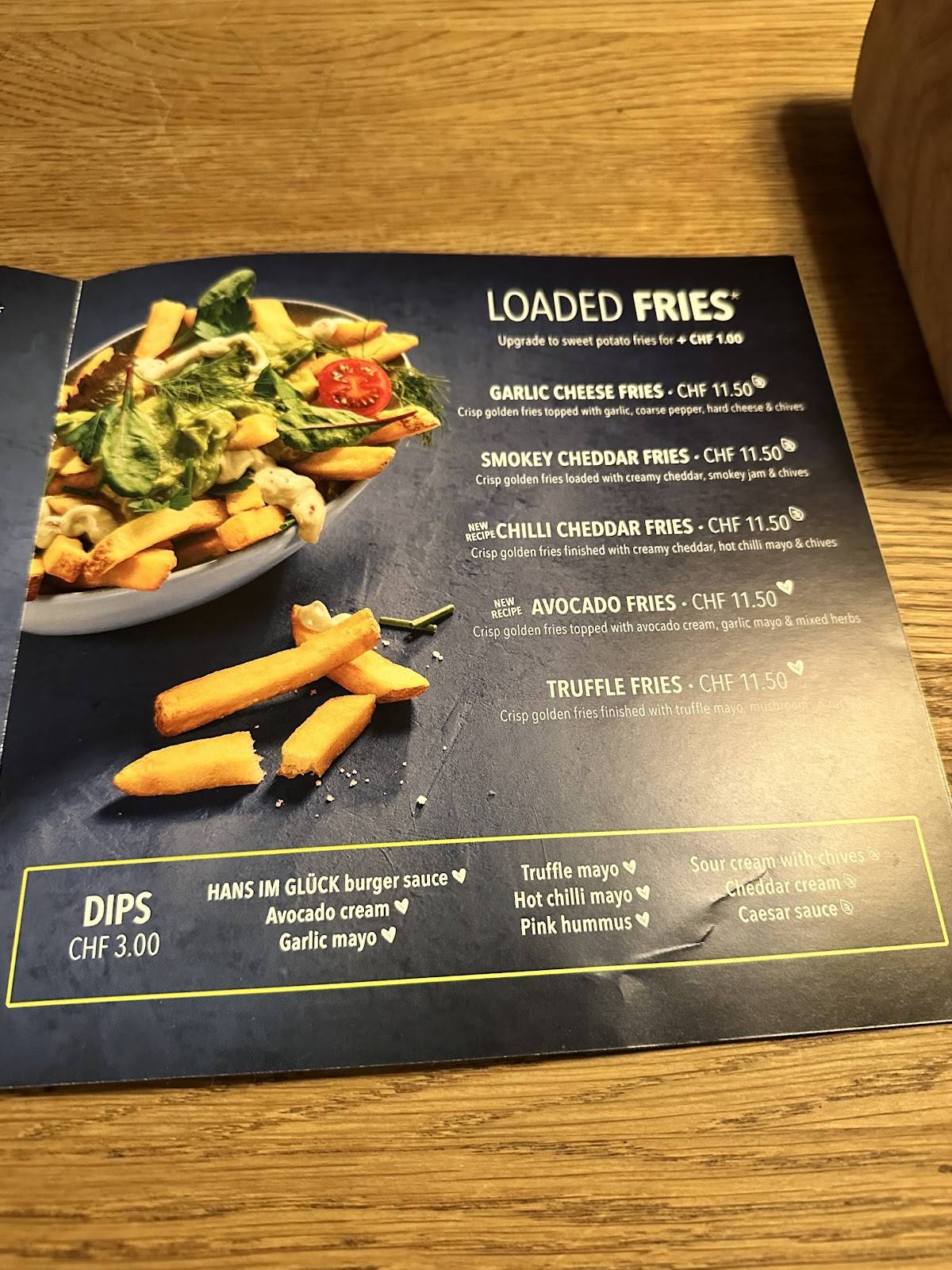 Menu di HANS IM GLÜCK - CHUR City West 