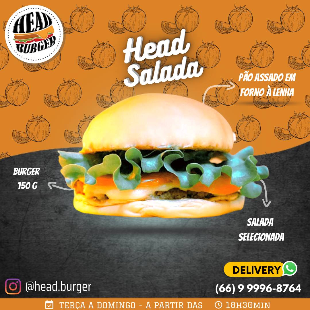 HEAD BURGER cardápio