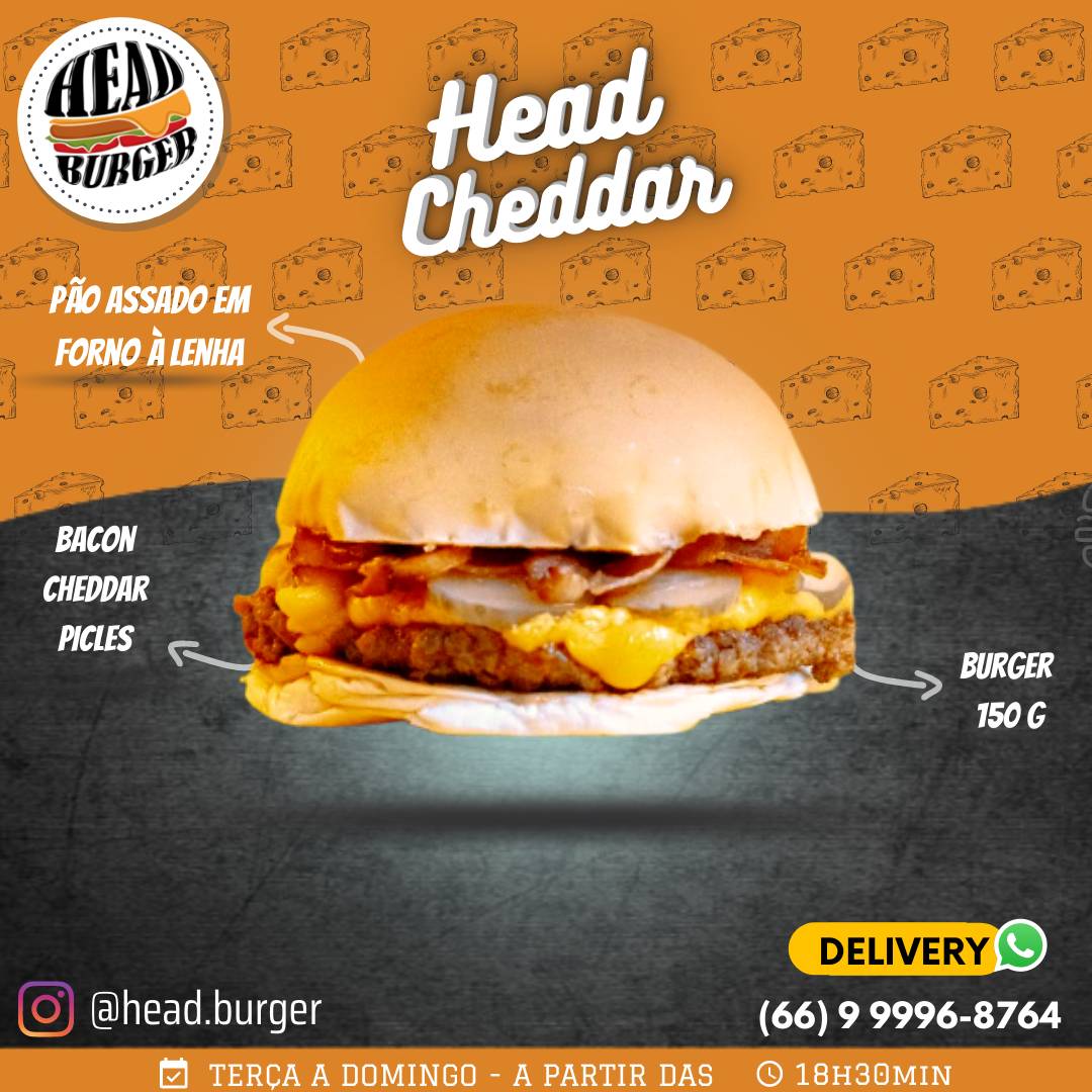 HEAD BURGER cardápio