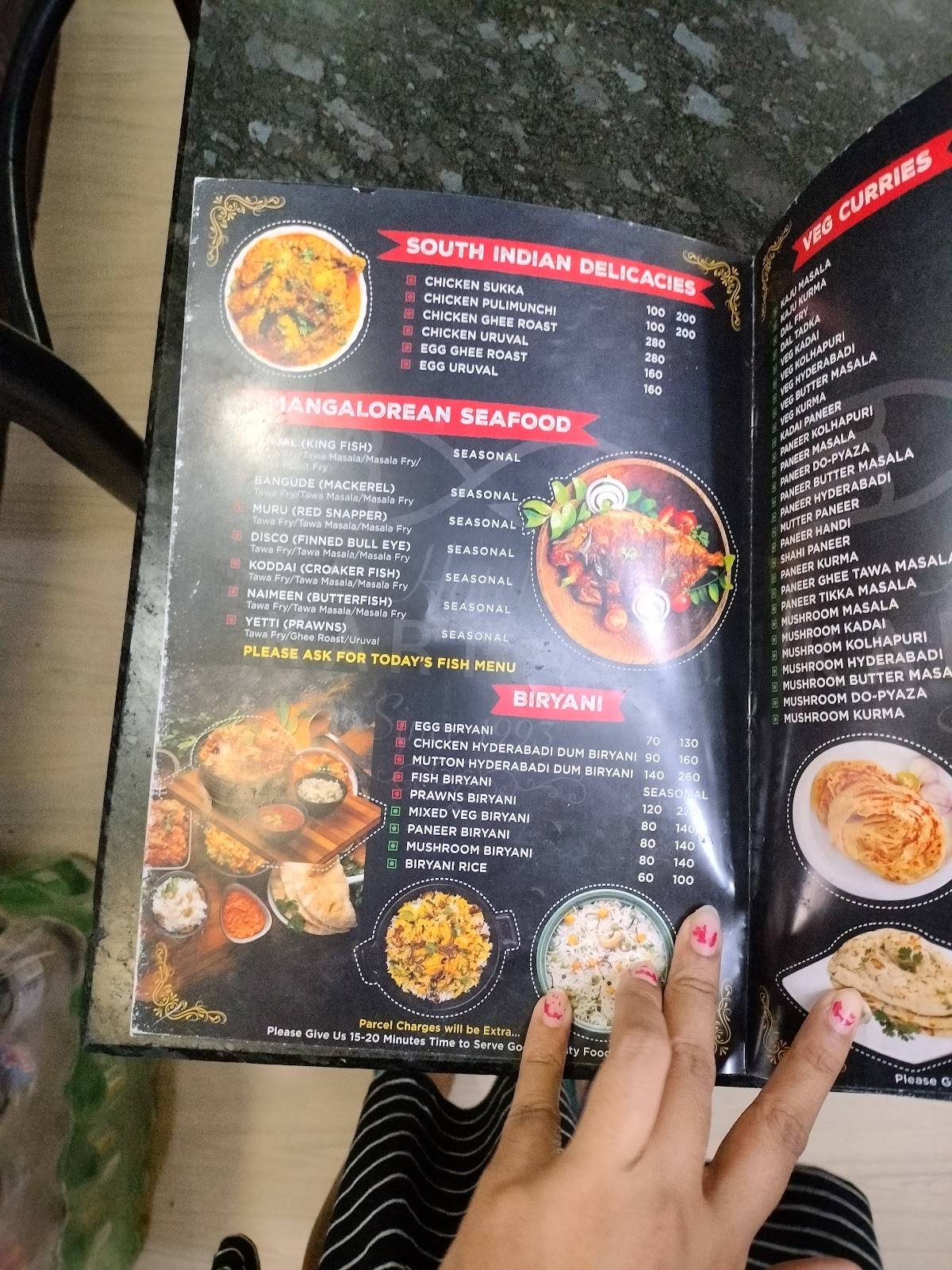 HOTEL KARTHIK Family Restaurant menu