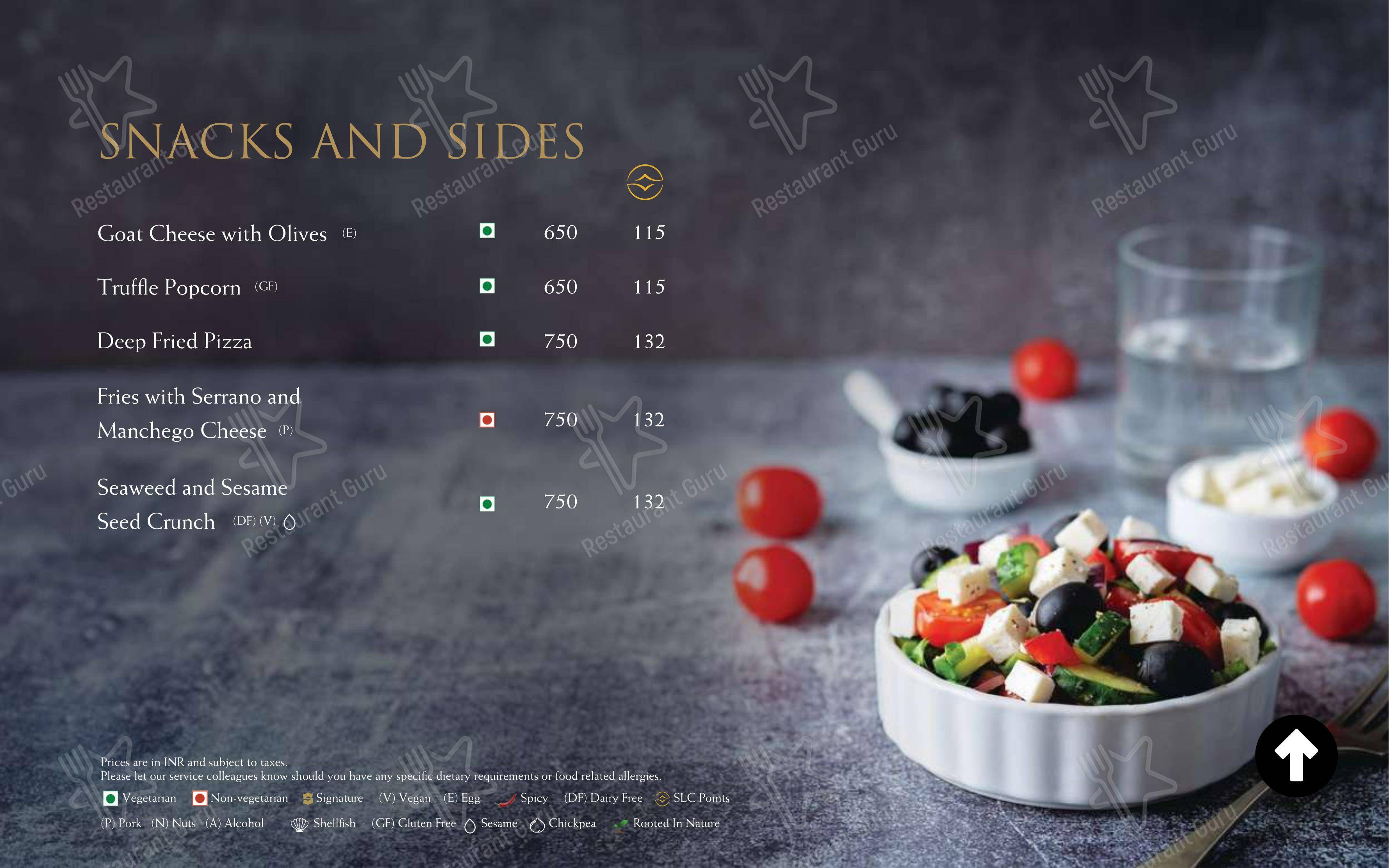 HYPE in Bengaluru - Menu bar