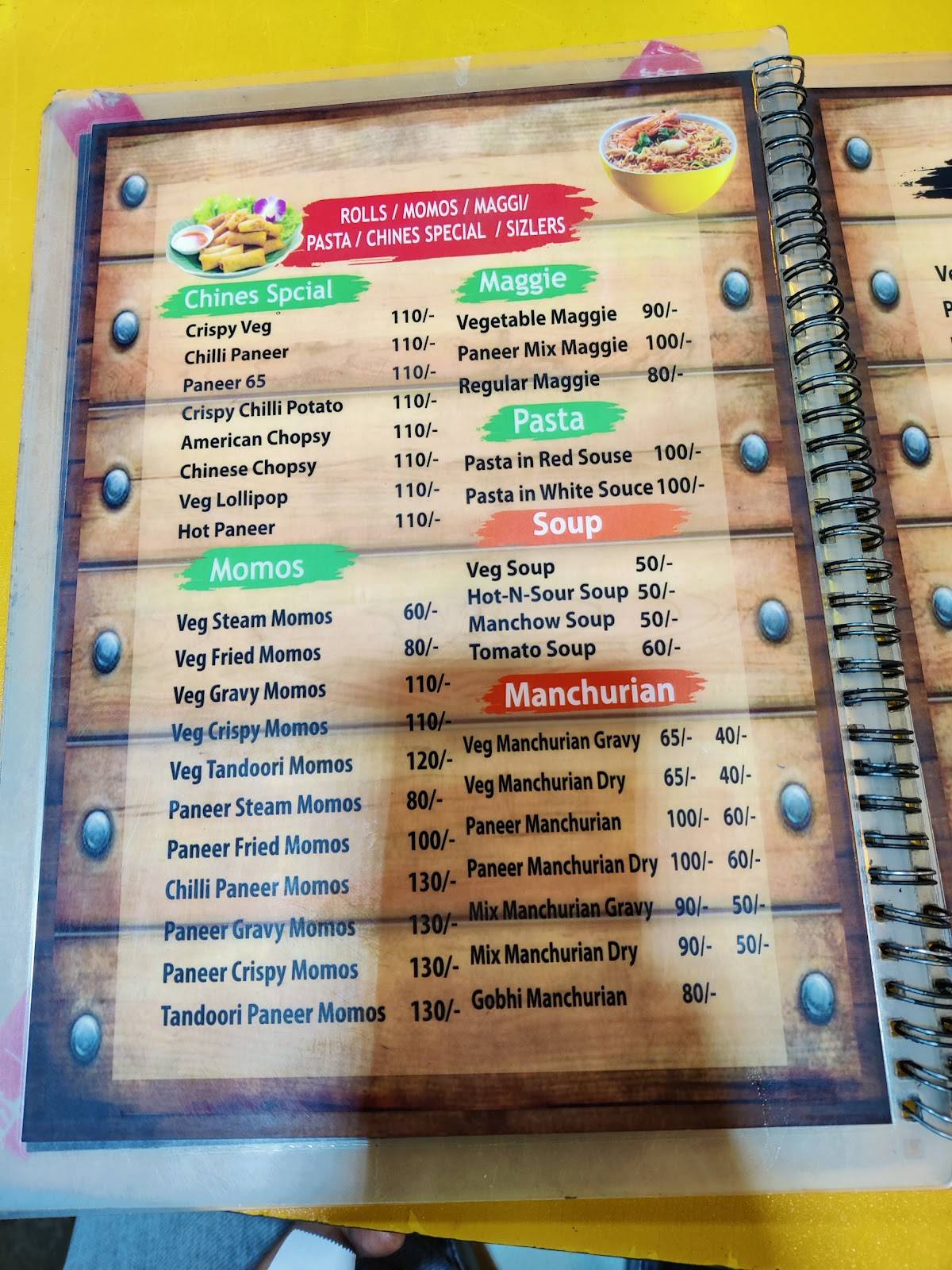 Happy Foods menu