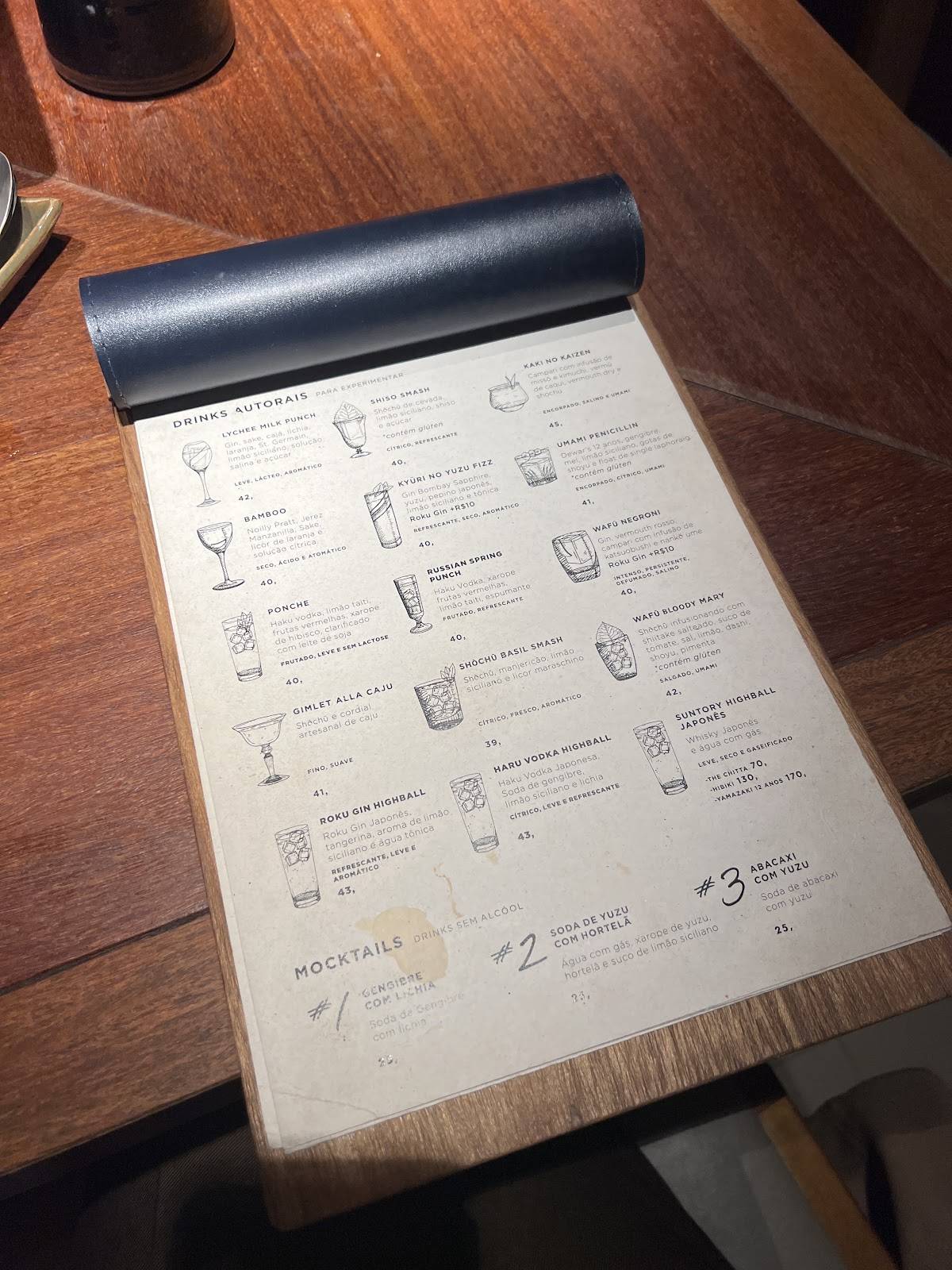 Haru Sushi Bar cardápio