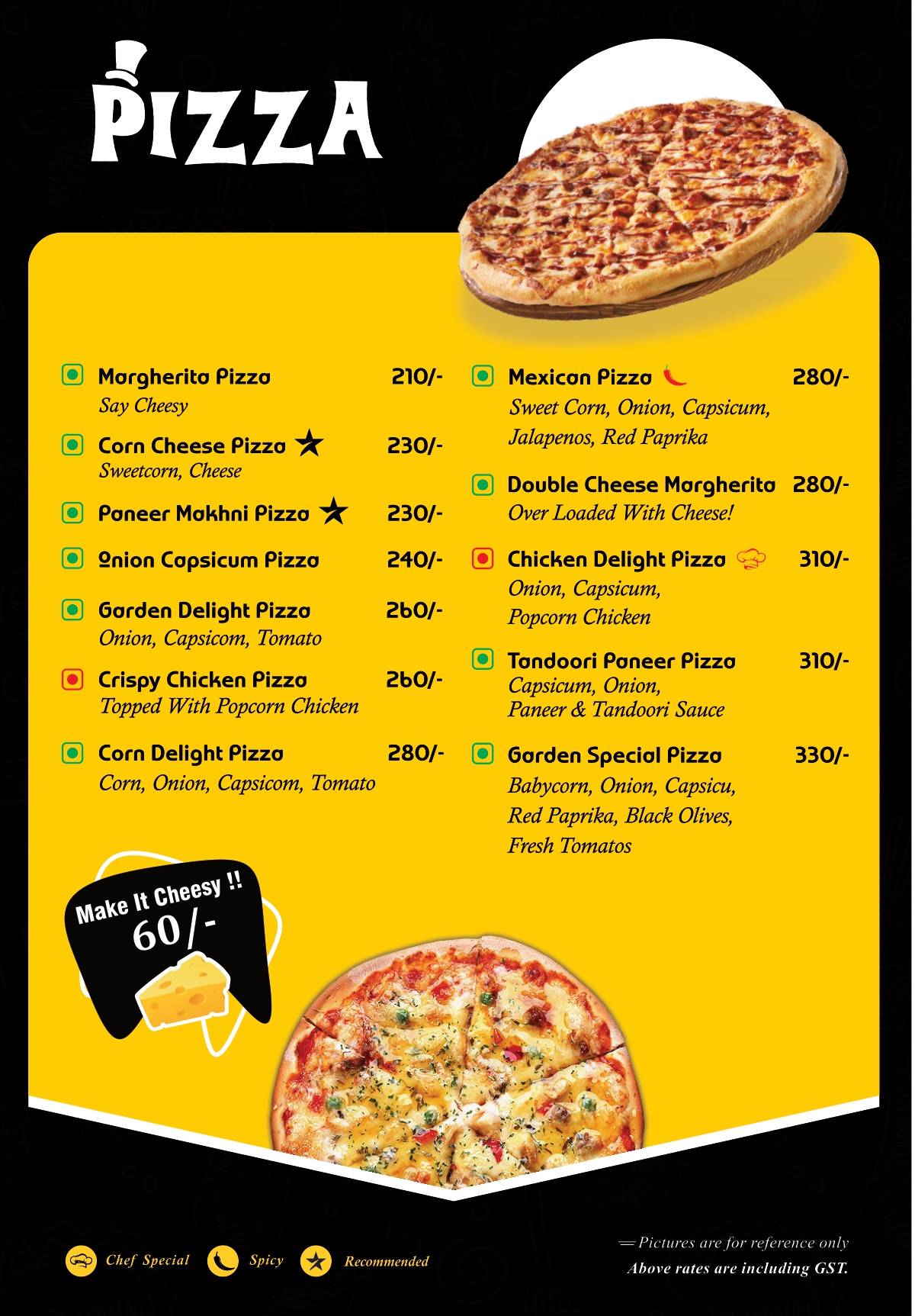 Hashtag Fastfood menu