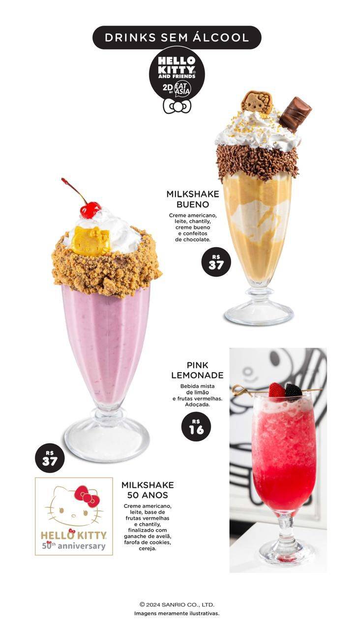 Hello Kitty and Friends 2d by Eat Asia cardápio